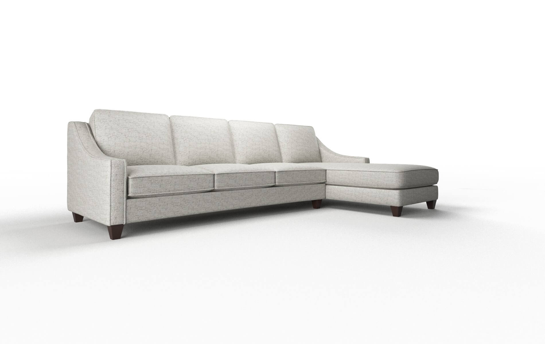 Sanda Derby Silver Panel espresso legs 2