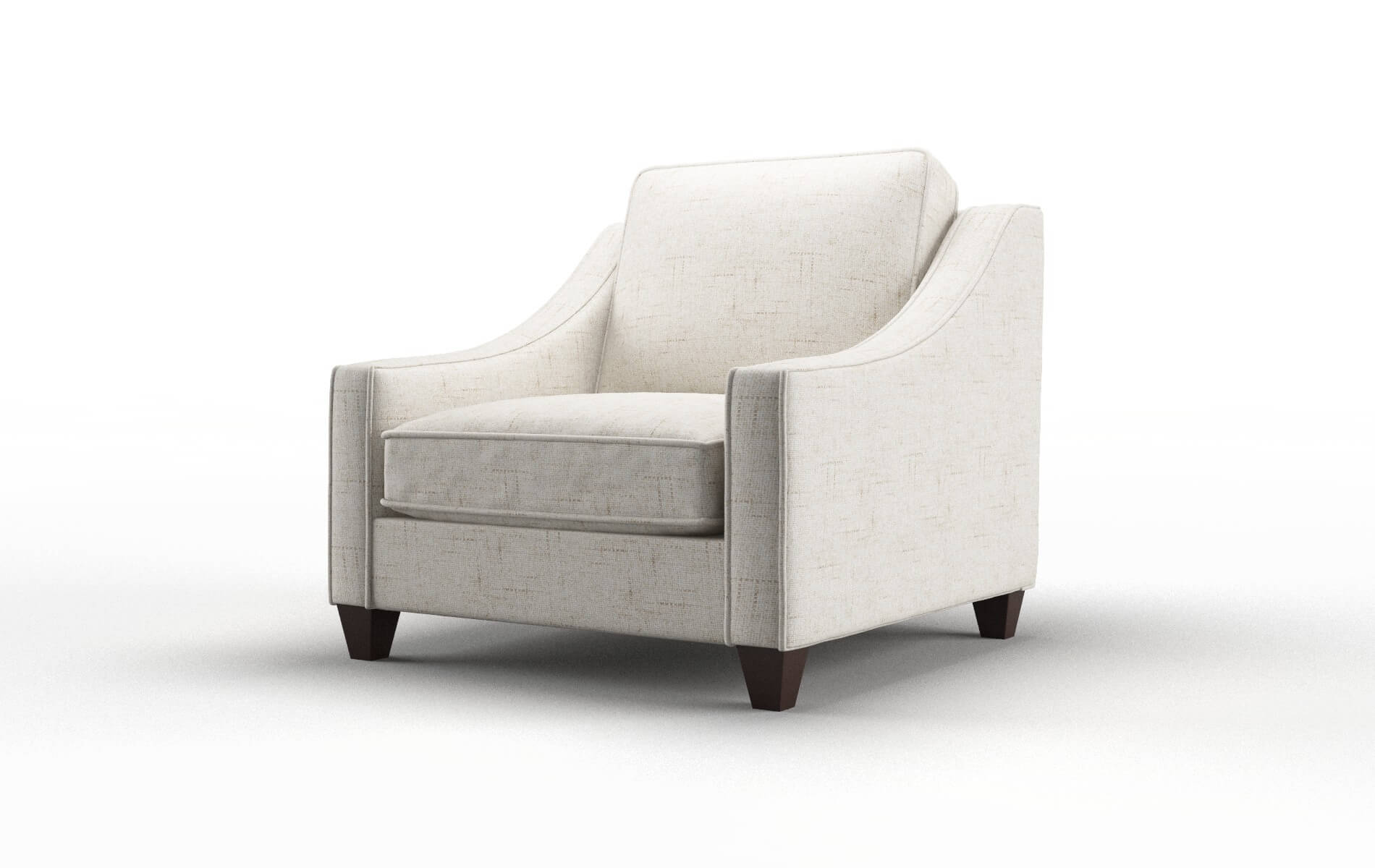 Sanda Derby Taupe Chair espresso legs 4