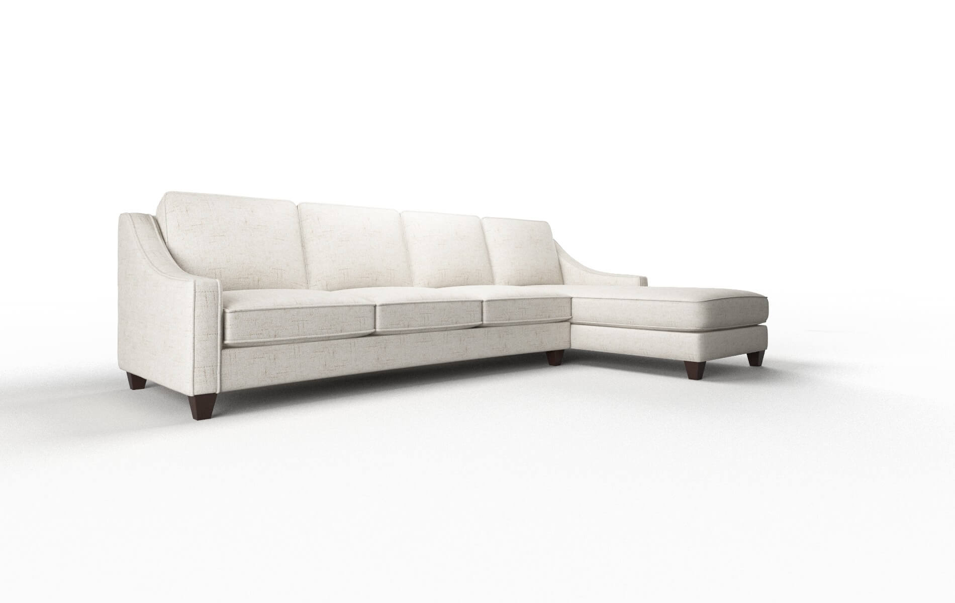 Sanda Derby Taupe Panel espresso legs 2