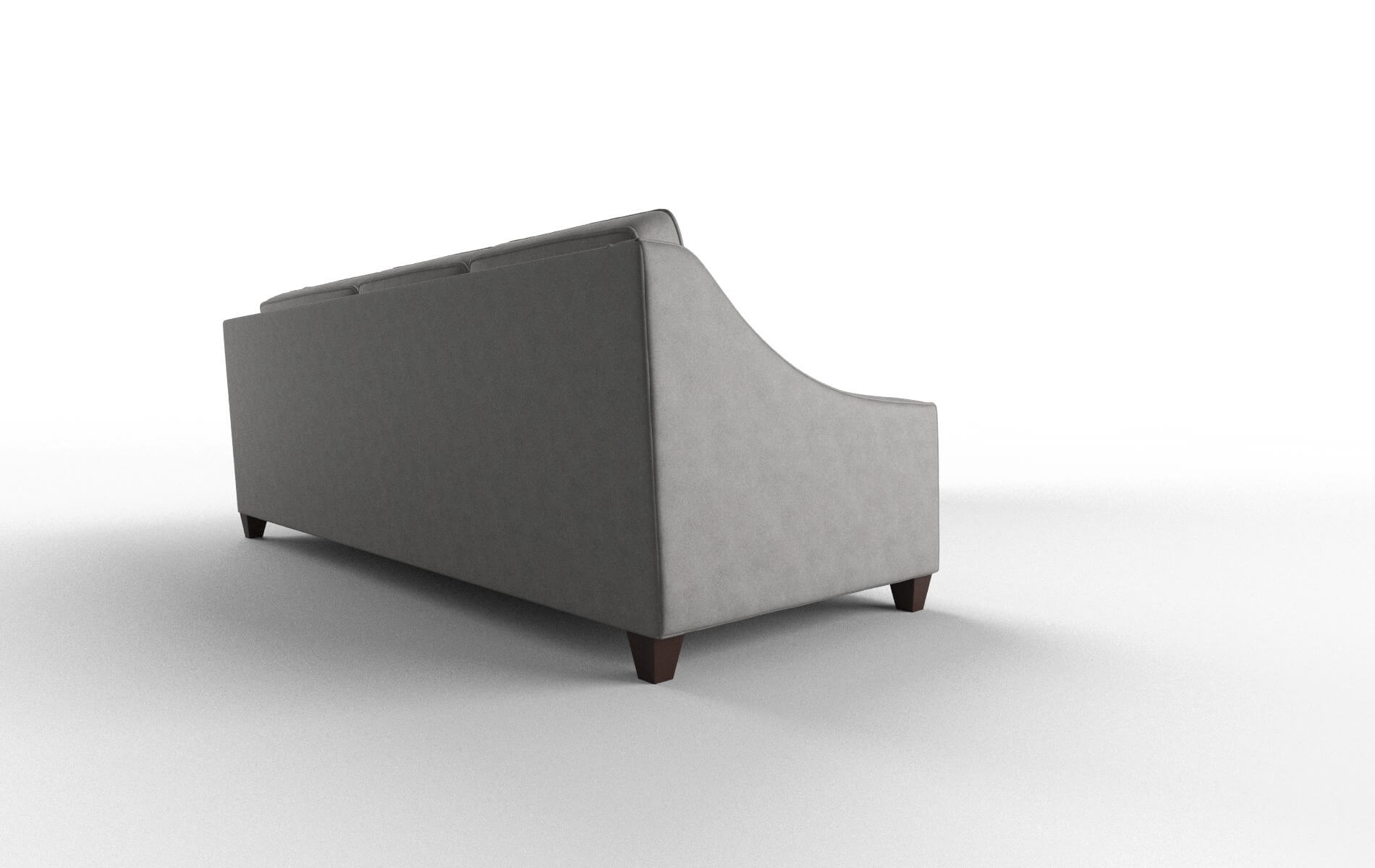 Sanda Dream_d Charcoal Sectional espresso legs 3