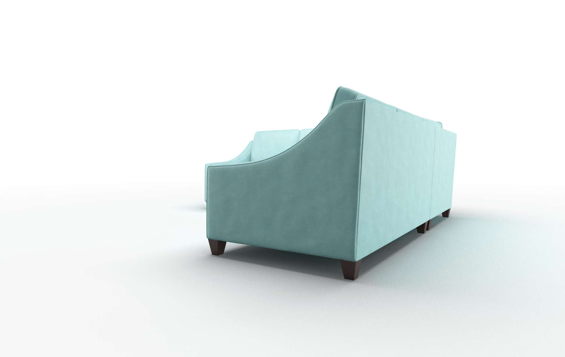 Sanda Dream_d French_blue Sectional espresso legs 4