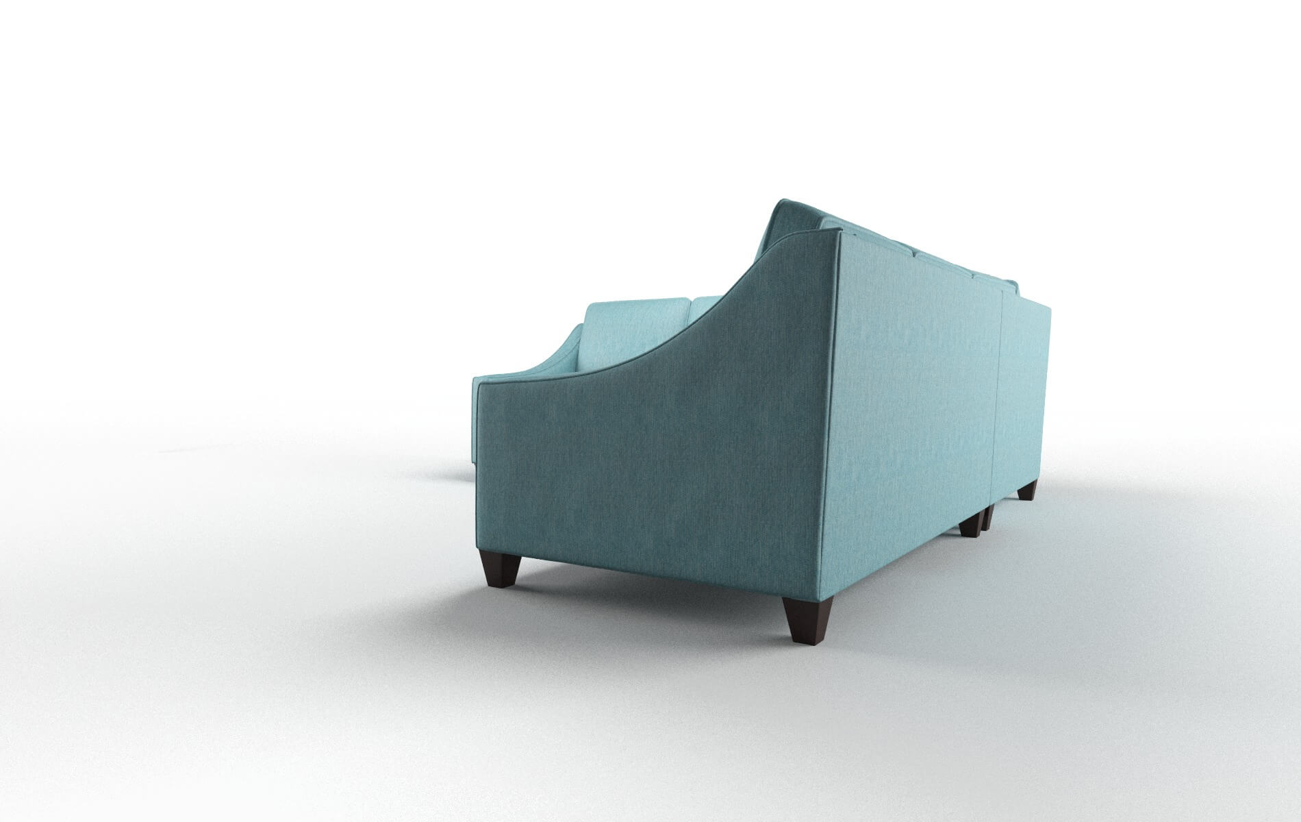 Sanda Dream_d Peacock Sectional espresso legs 4