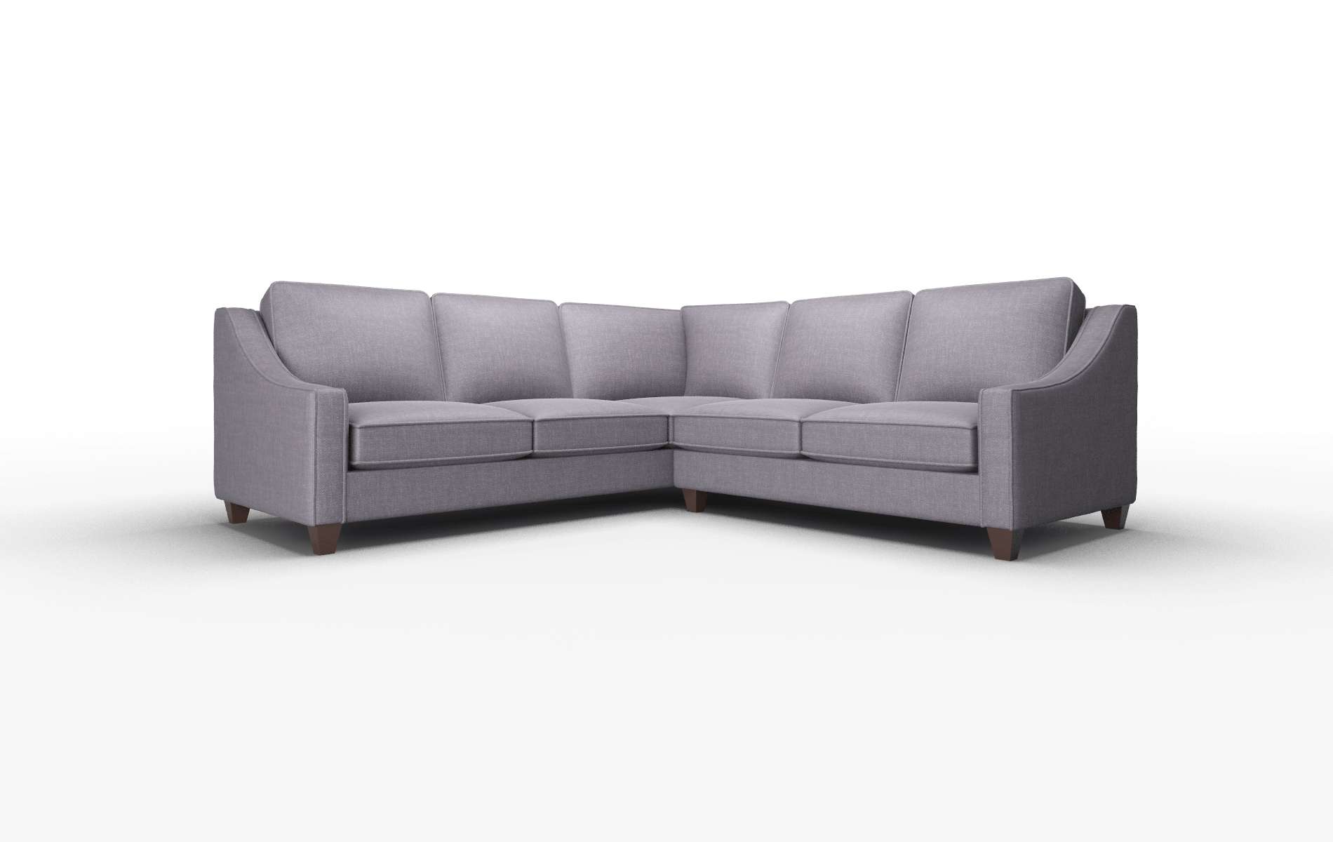 Sanda Durham Ink Sectional espresso legs 1