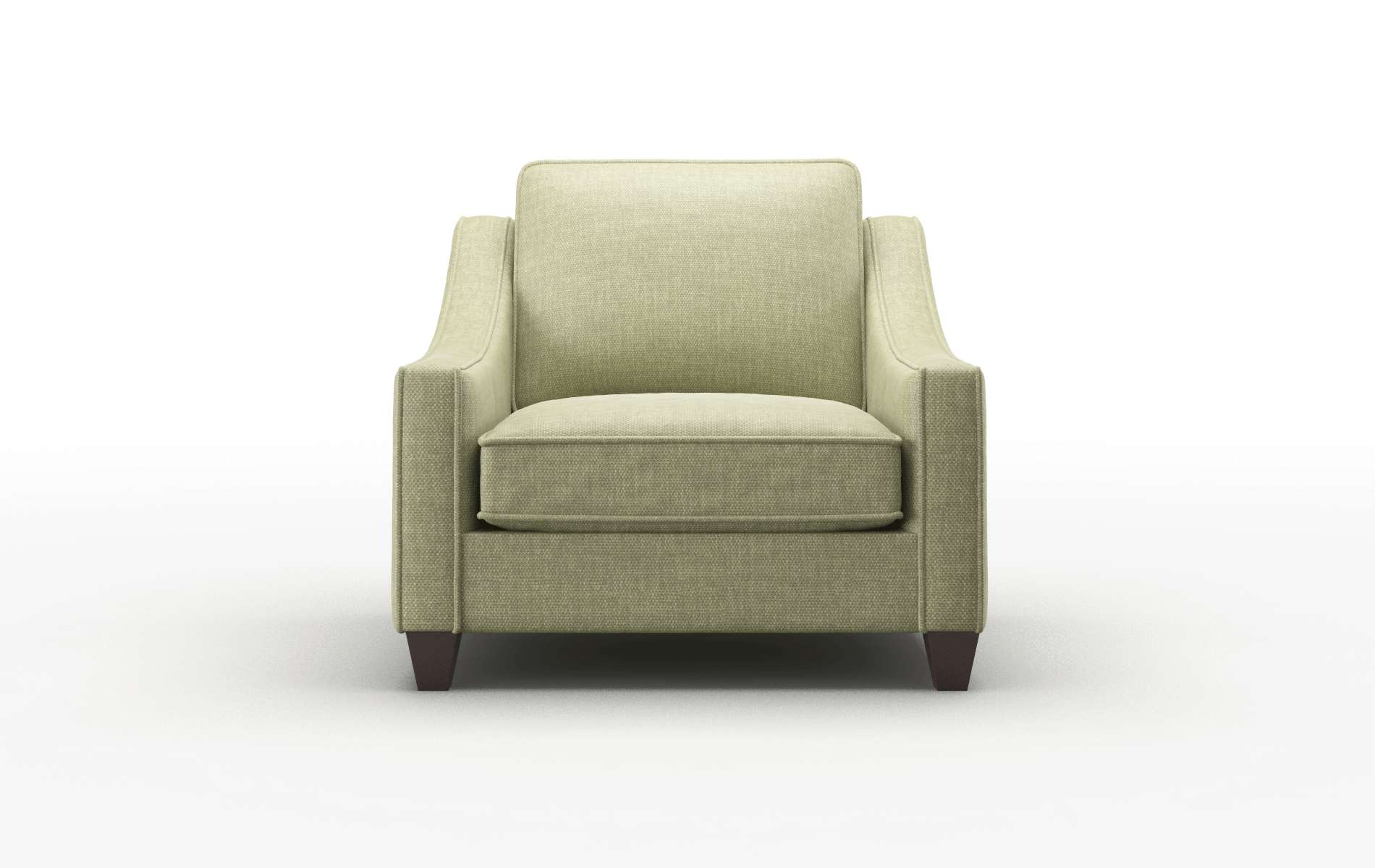 Sanda Durham Lime Chair espresso legs 1