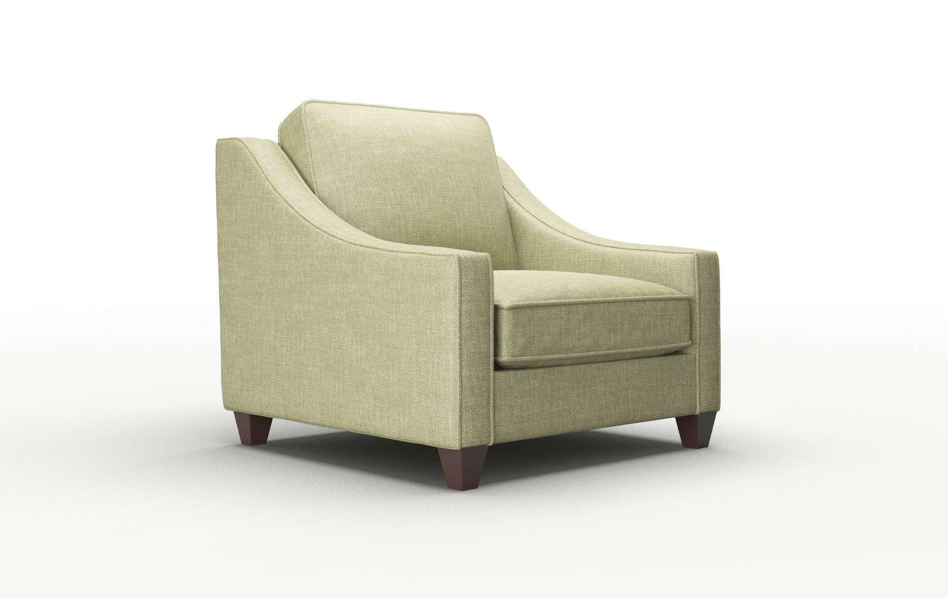 Sanda Durham Lime Chair espresso legs 2
