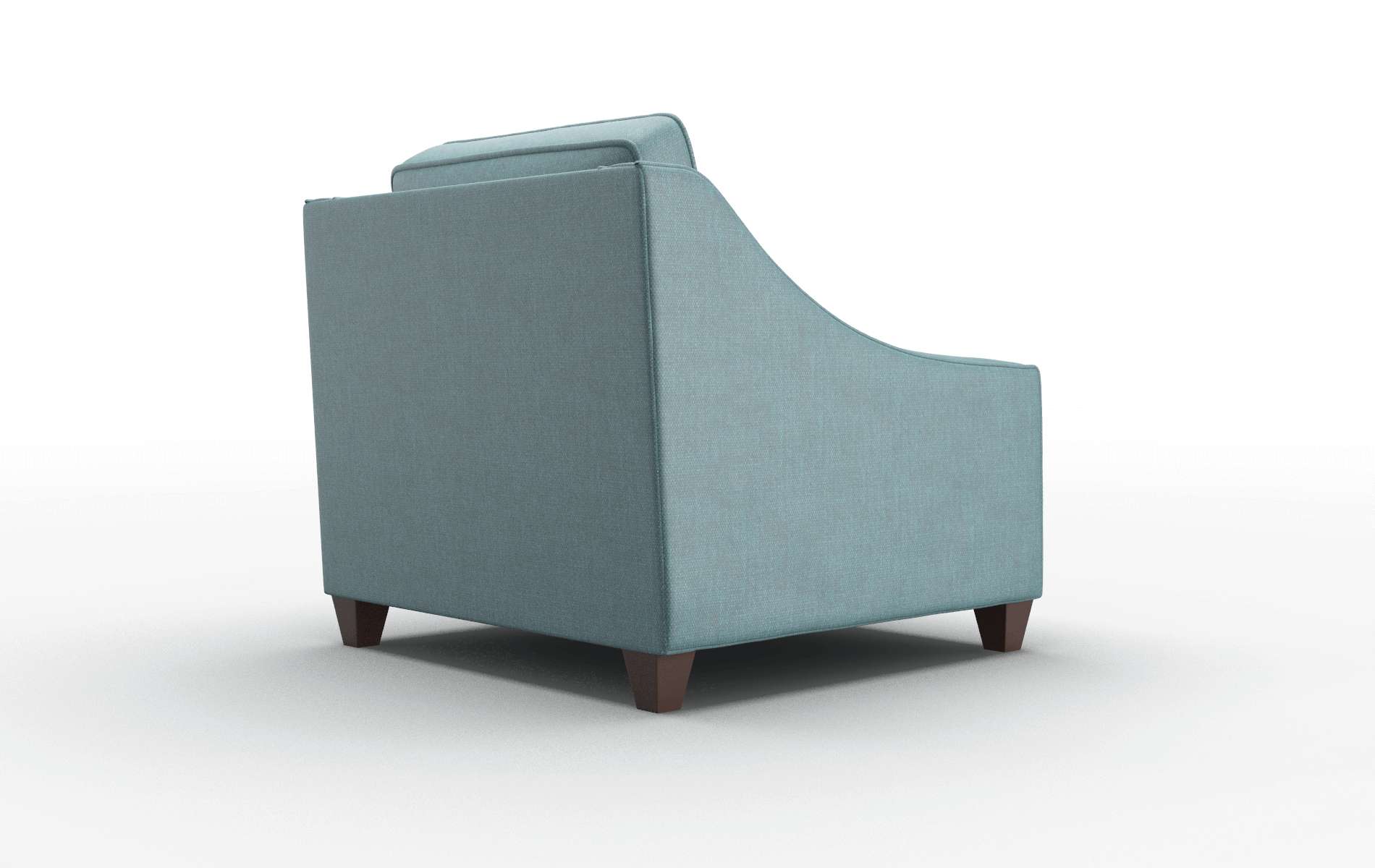 Sanda Elliot Teal Chair espresso legs 5