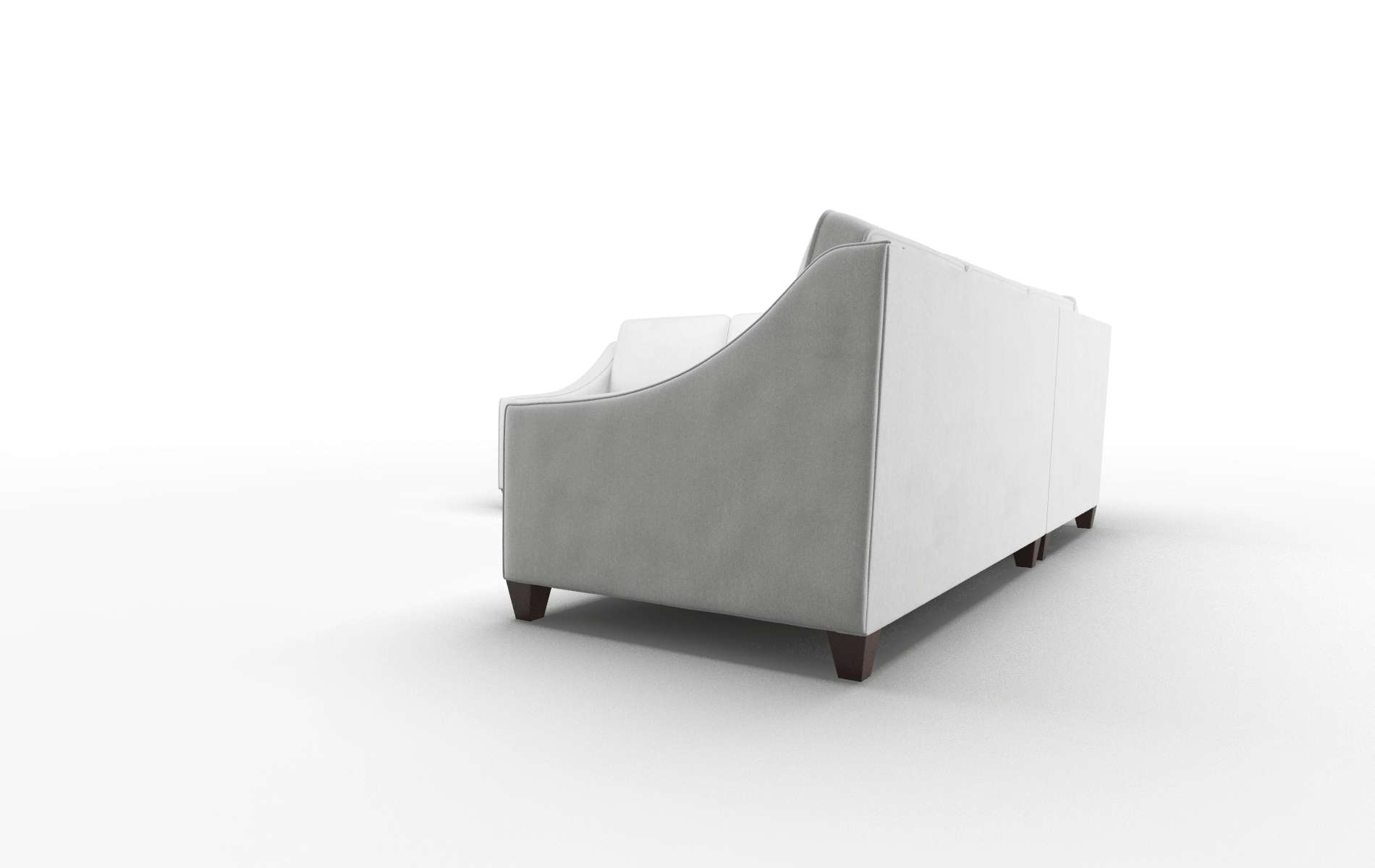 Sanda Geo Sterling Sectional espresso legs 4