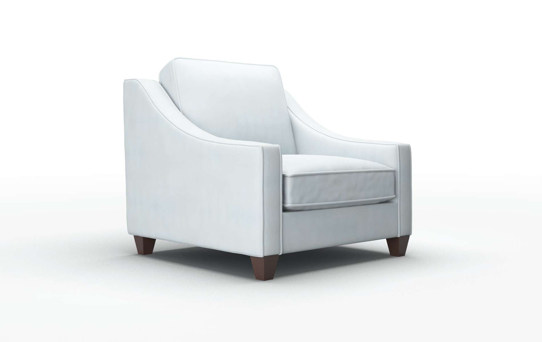 Sanda Hathaway Aqua Chair espresso legs 2