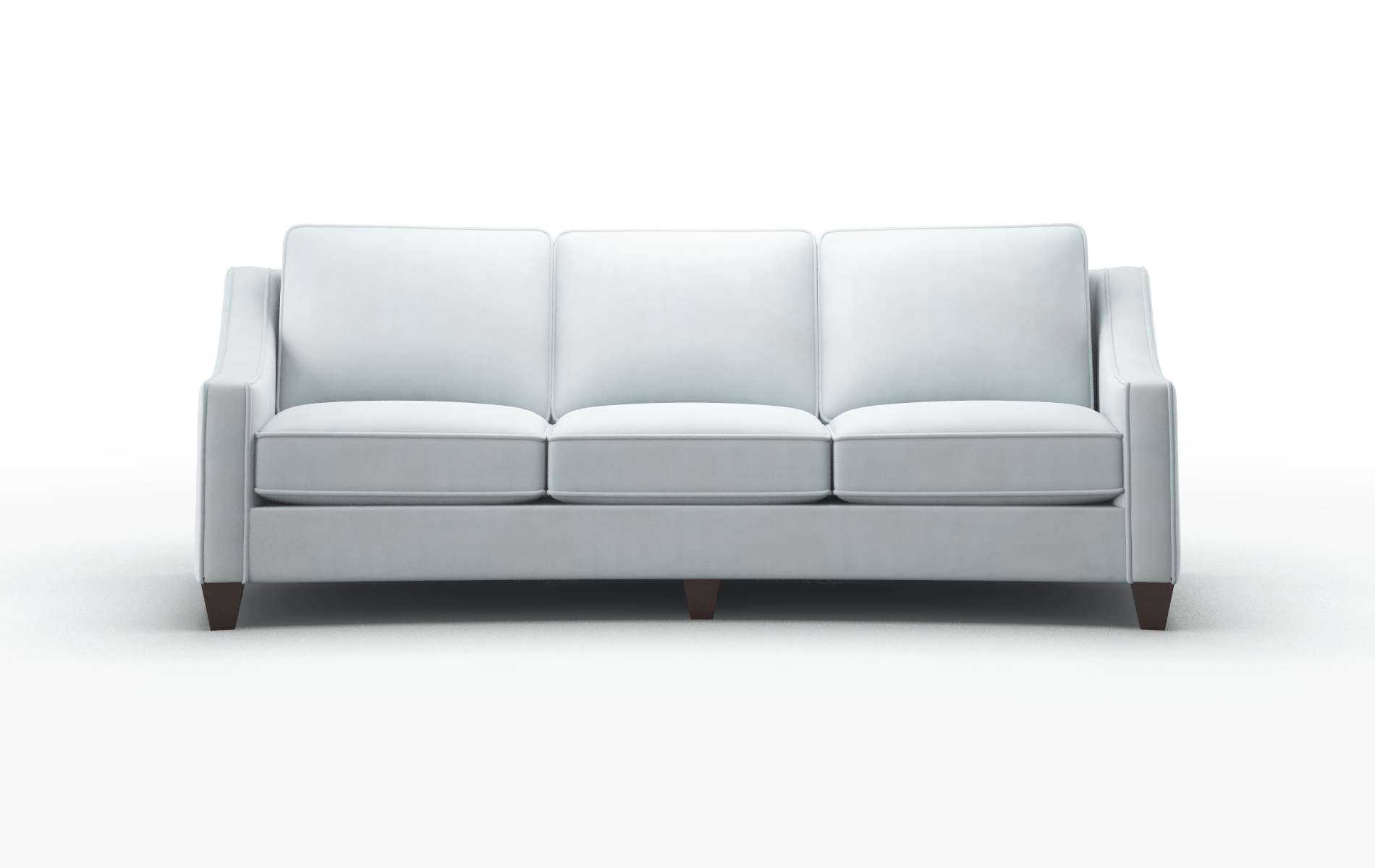 Sanda Hathaway aqua Sofa Espresso Legs  1