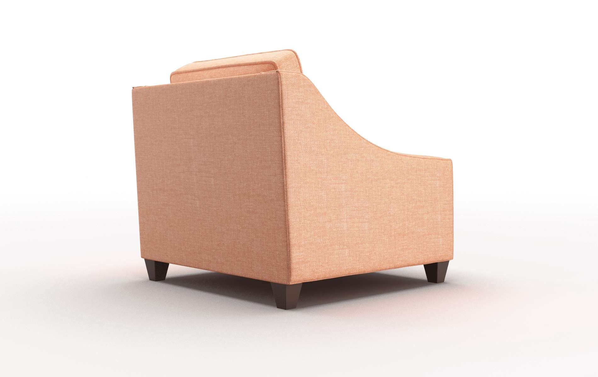 Sanda Hepburn Appricot Chair espresso legs 5