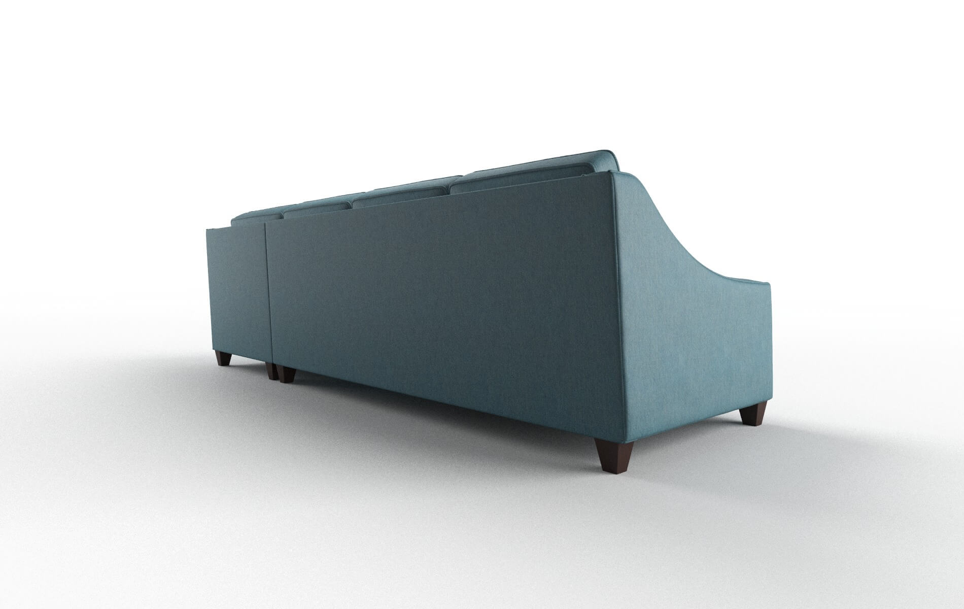 Sanda Hepburn Teal Panel espresso legs 5