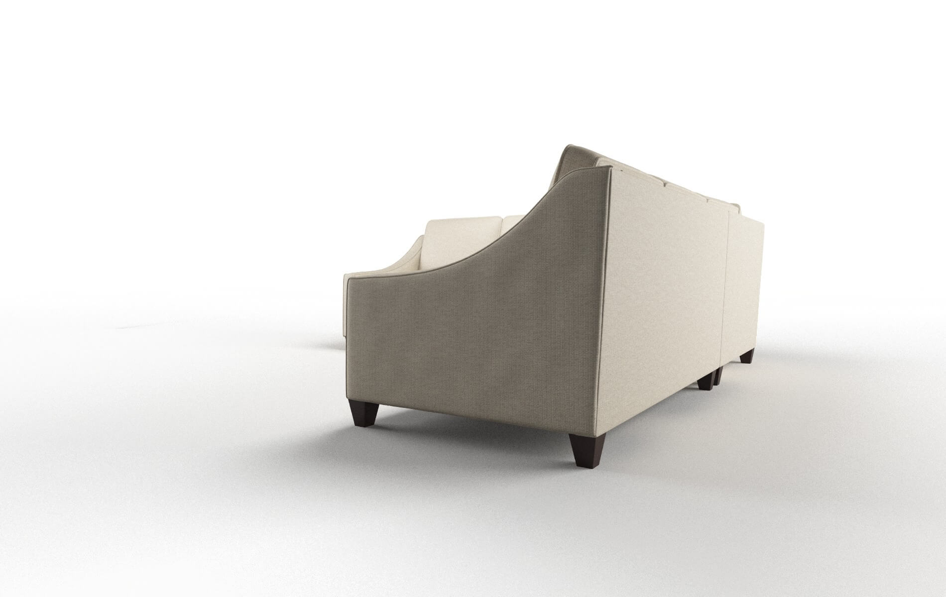 Sanda Insight Barley Sectional espresso legs 4