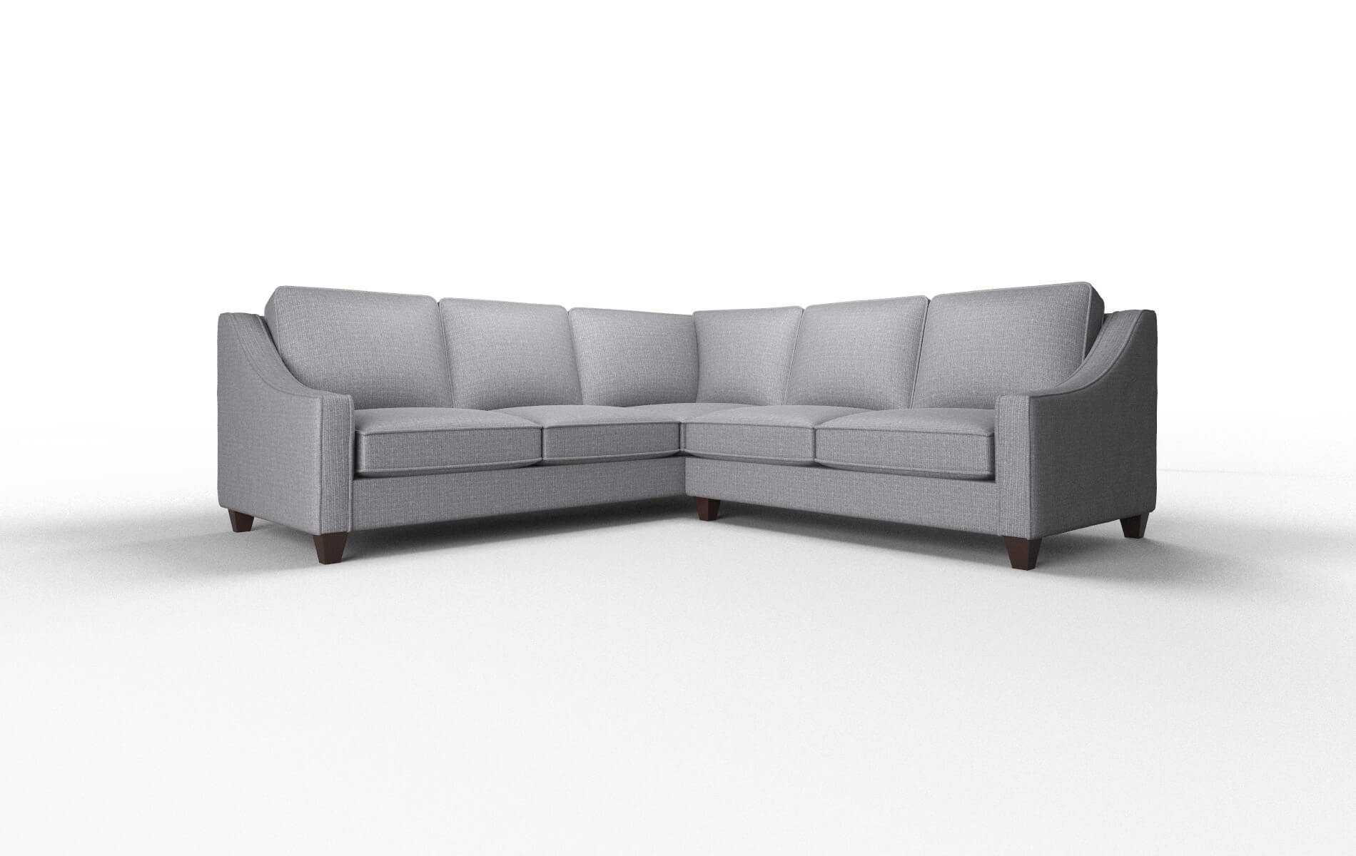 Sanda Insight Denim Sectional espresso legs 1