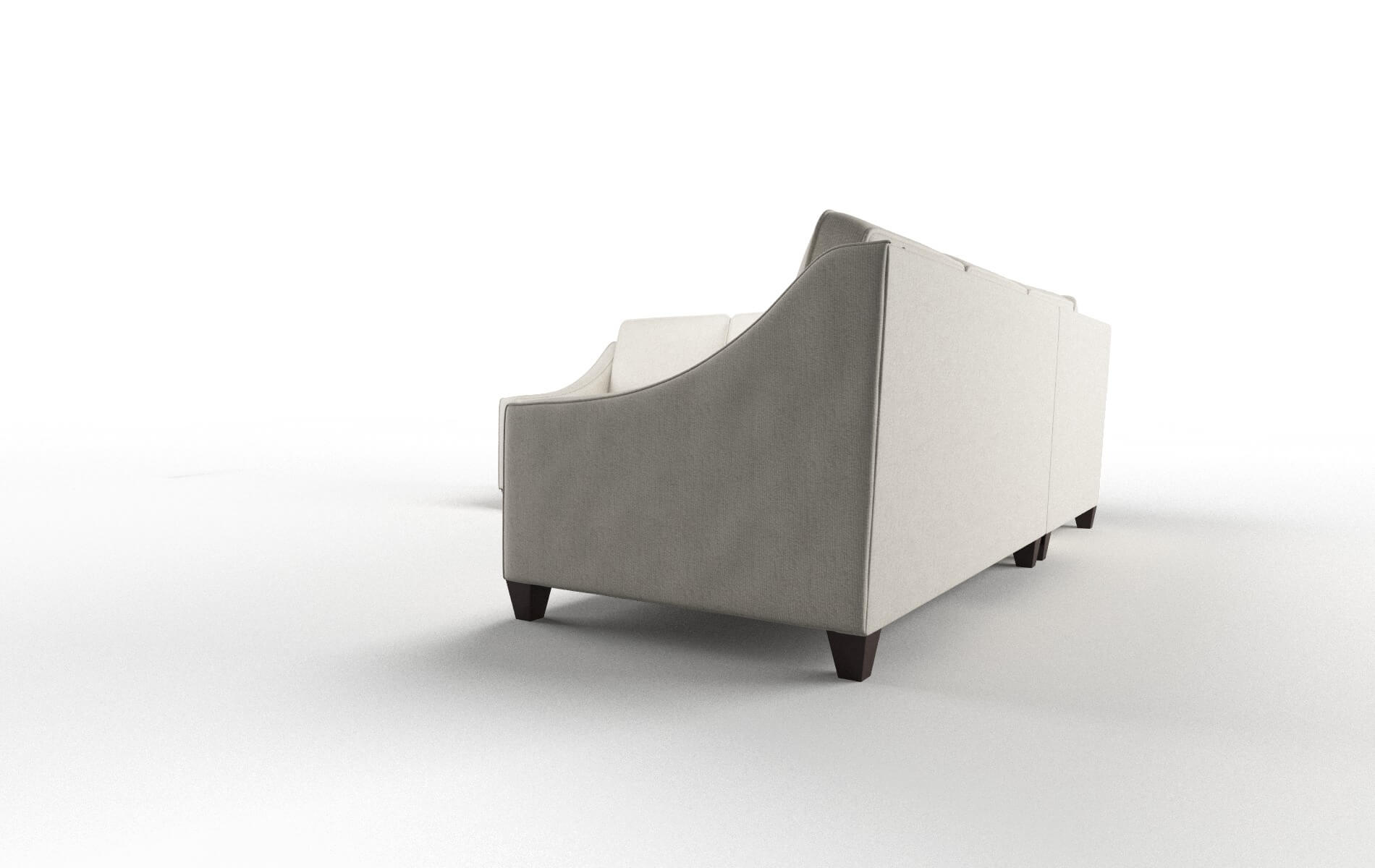 Sanda Insight Dove Sectional espresso legs 4