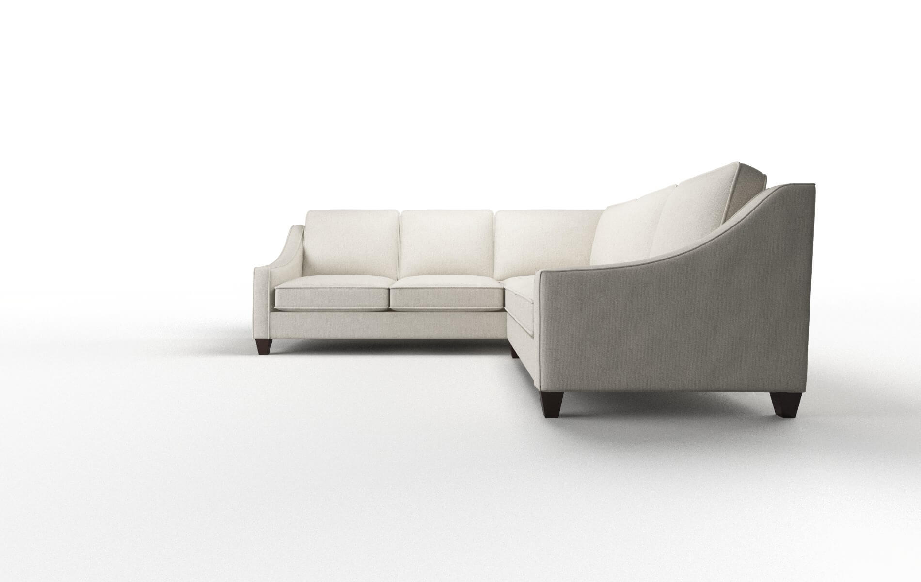 Sanda Insight Dove Sectional espresso legs 5