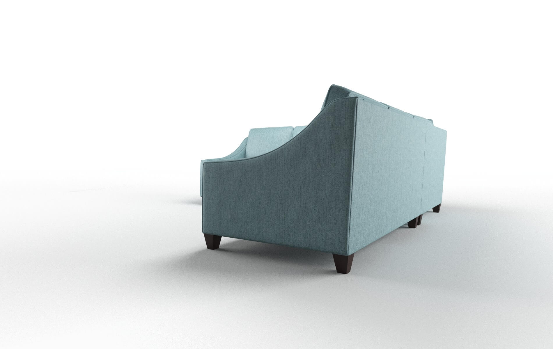 Sanda Insight Peacock Sectional espresso legs 4