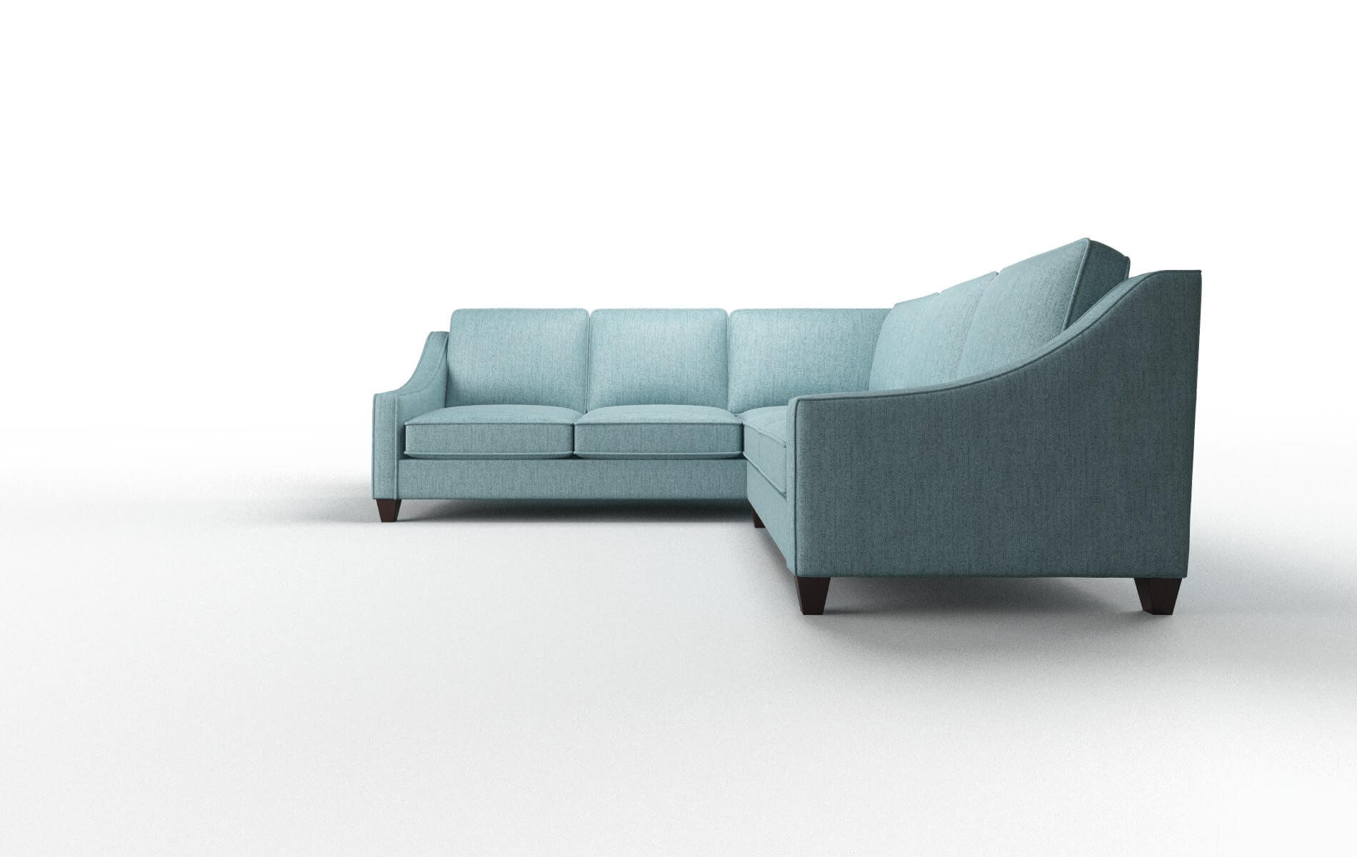 Sanda Insight Peacock Sectional espresso legs 5