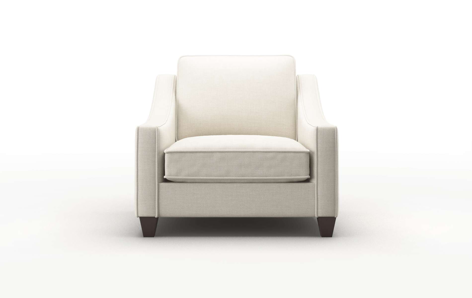 Sanda Keylargo Almond chair espresso legs