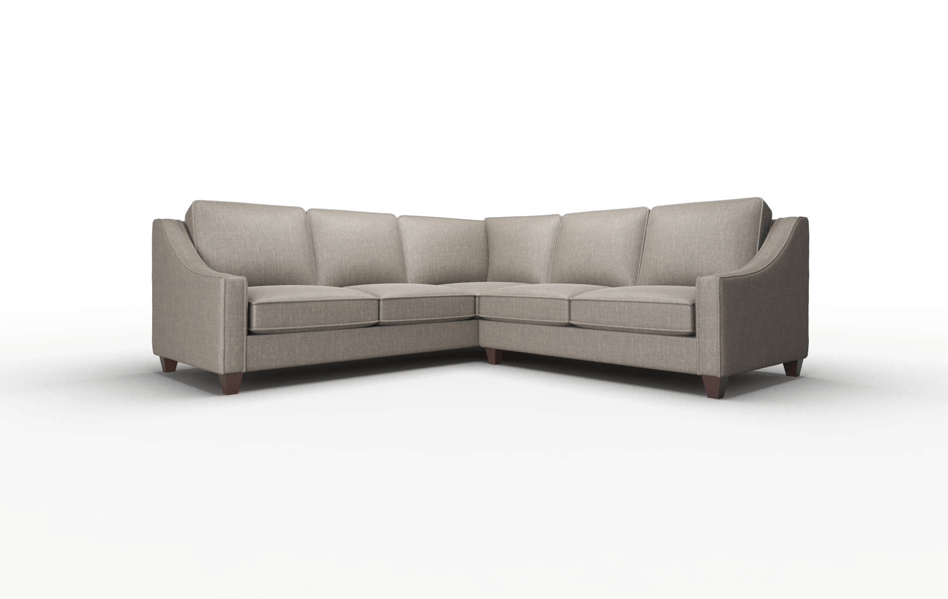 Sanda Keylargo bark Sectional Espresso Legs  1