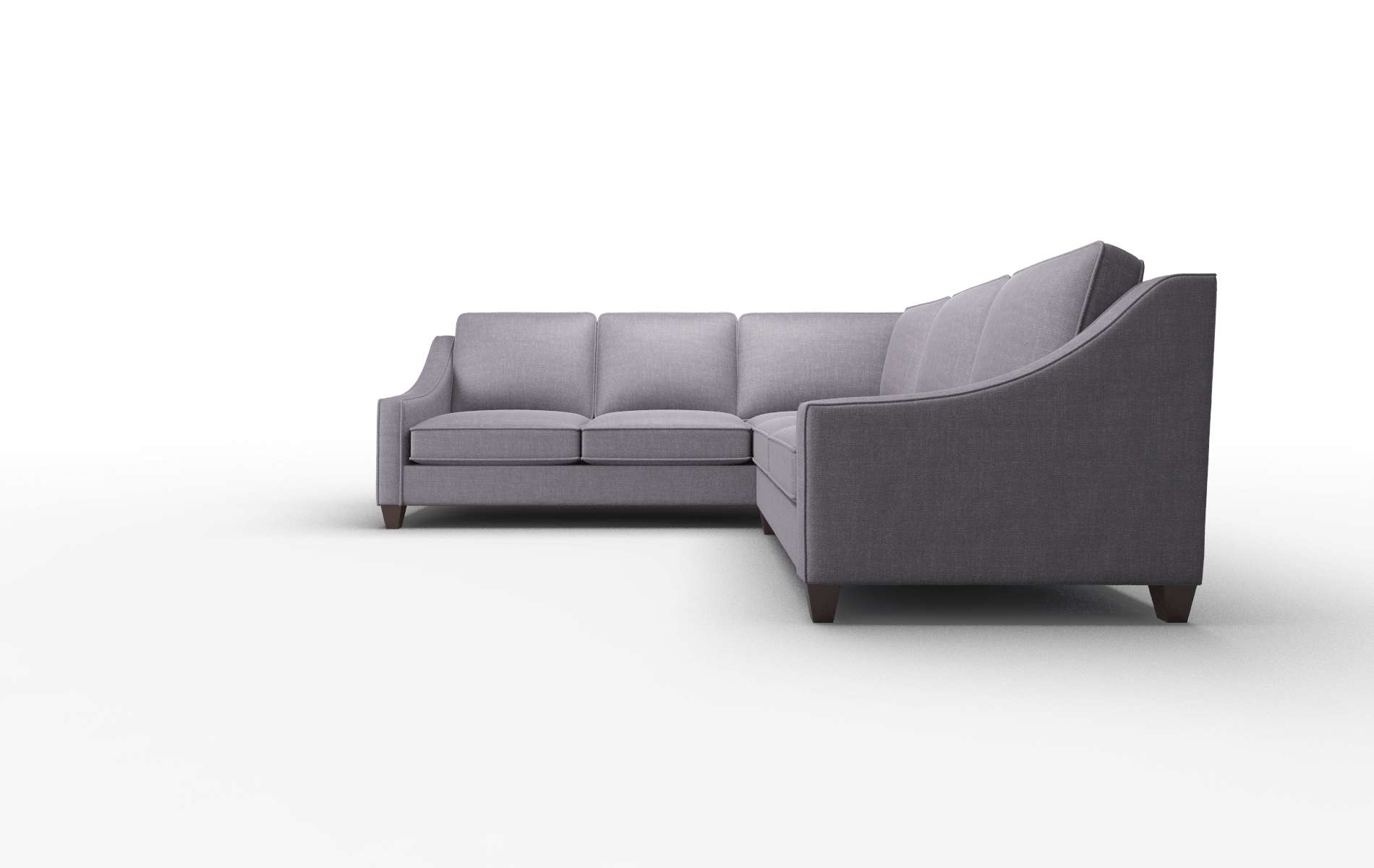 Sanda Keylargo Grape Sectional espresso legs 5