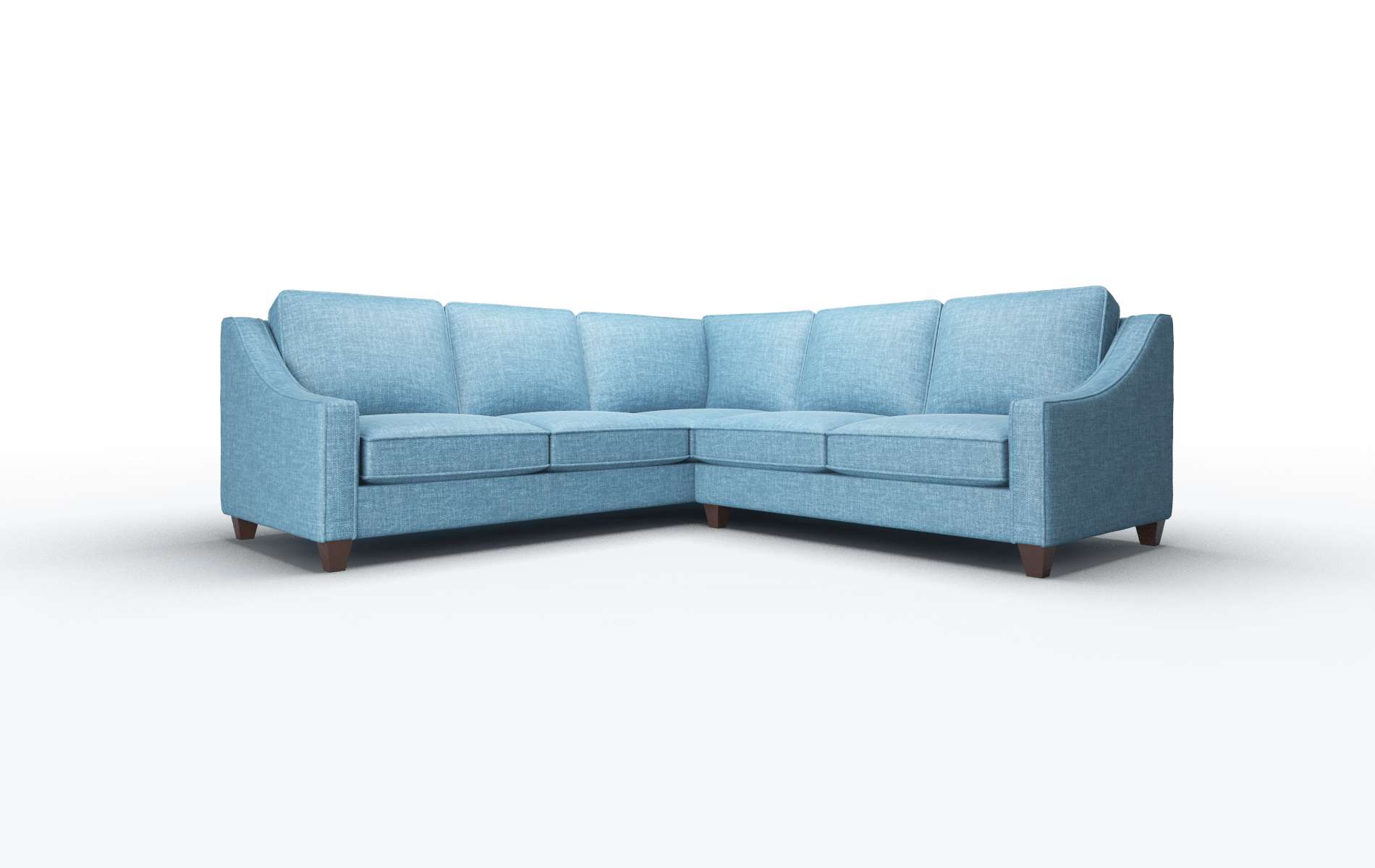 Sanda Keylargo ocean Sectional Espresso Legs  1