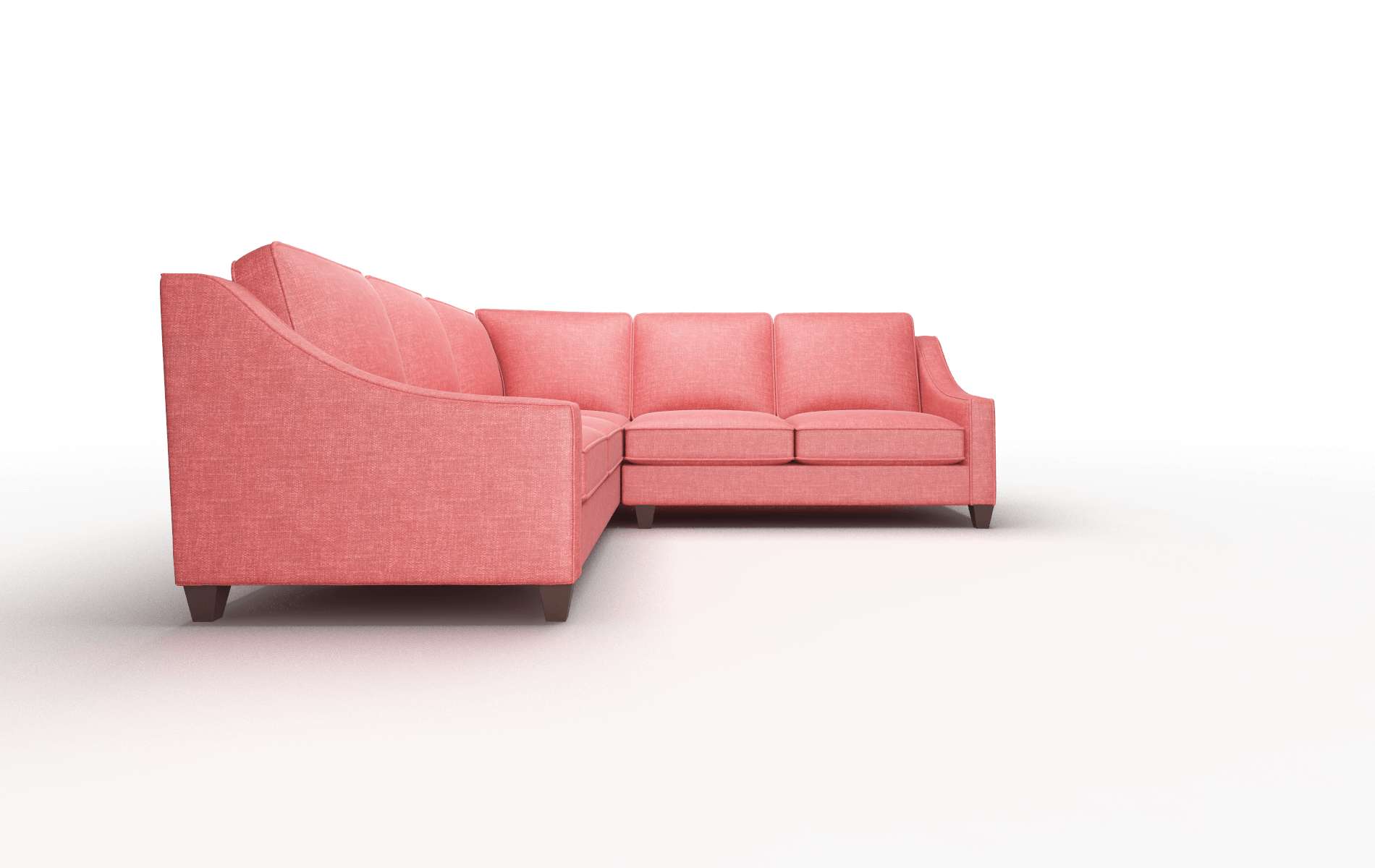 Sanda Keylargo Ruby Sectional espresso legs 2