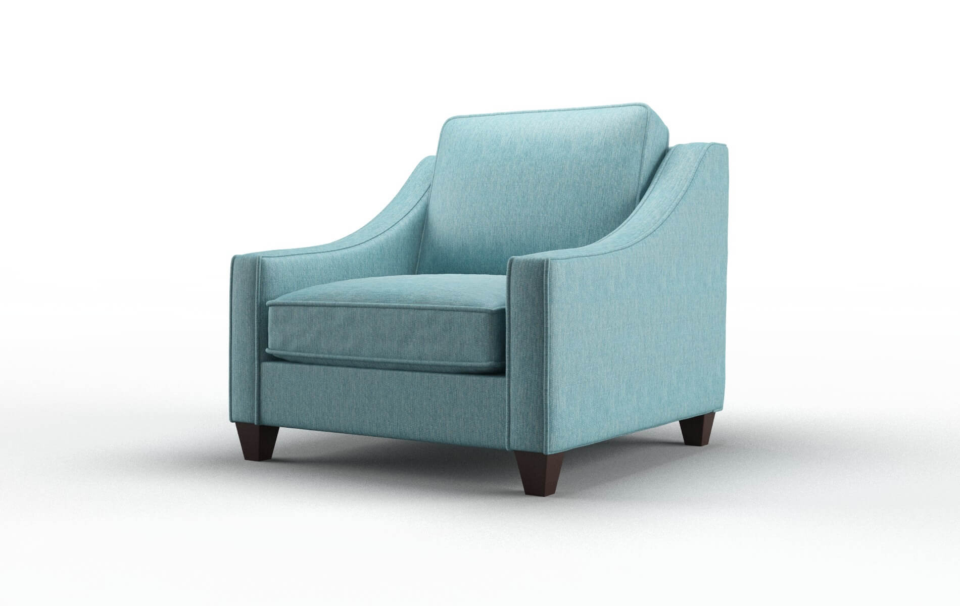 Sanda Lana Peacock Chair espresso legs 4