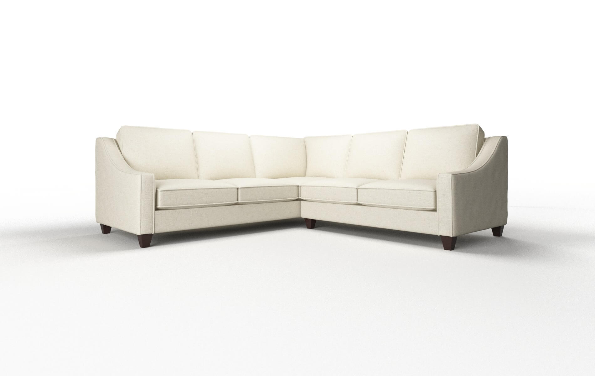 Sanda Lana Sand Sectional espresso legs 1