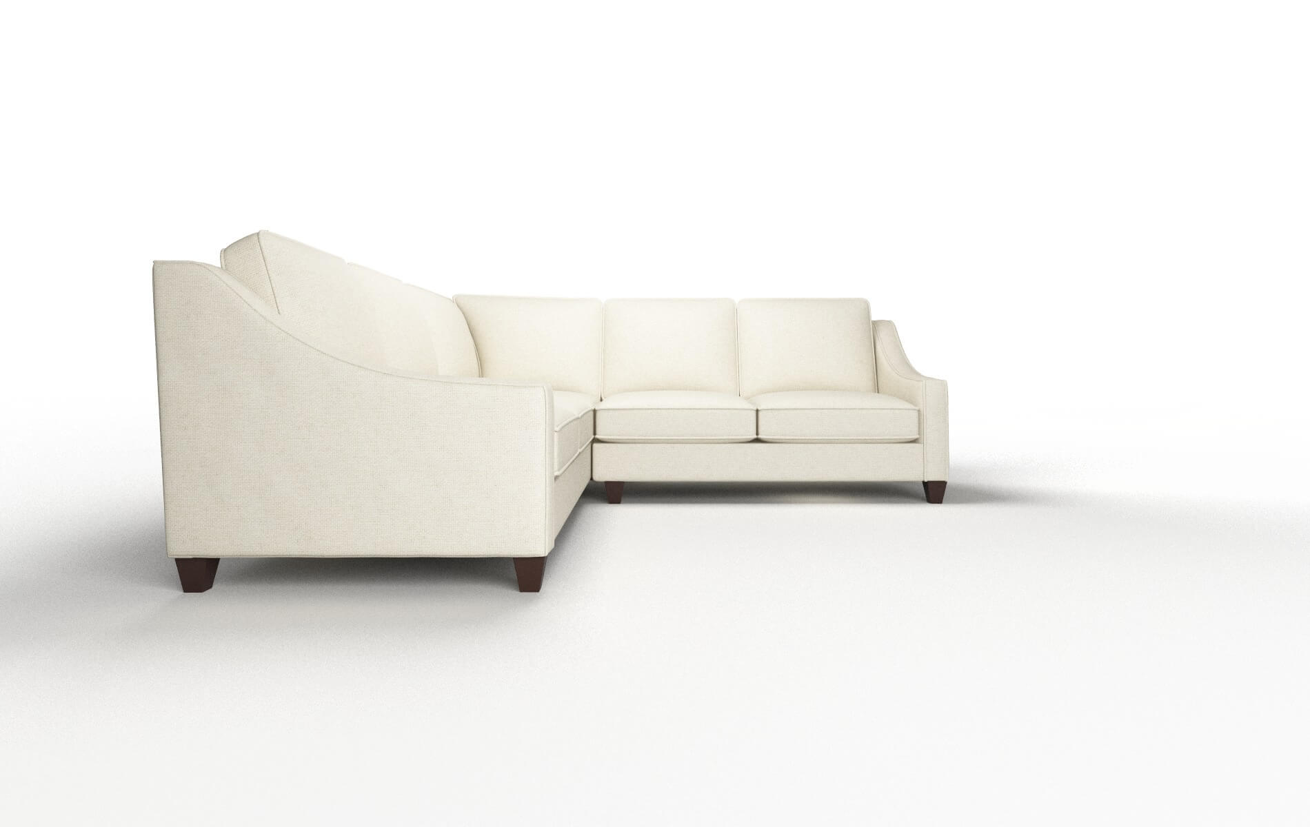 Sanda Lana Sand Sectional espresso legs 2