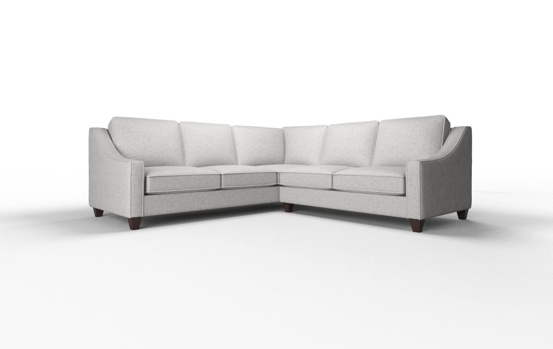 Sanda Malibu Dove Sectional espresso legs 1