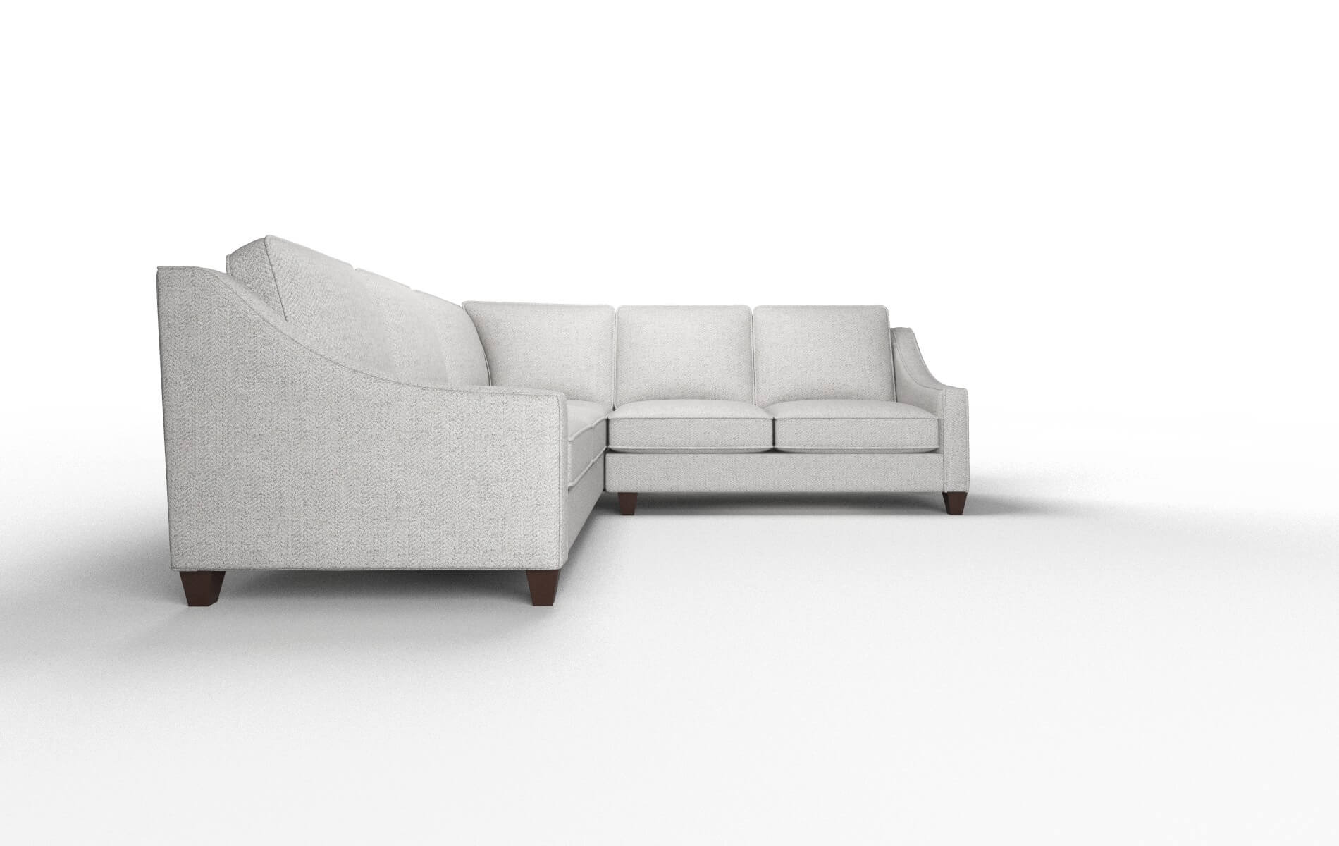 Sanda Malibu Dove Sectional espresso legs 2