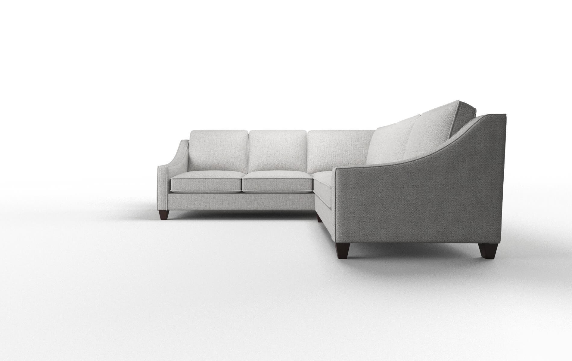 Sanda Malibu Dove Sectional espresso legs 5