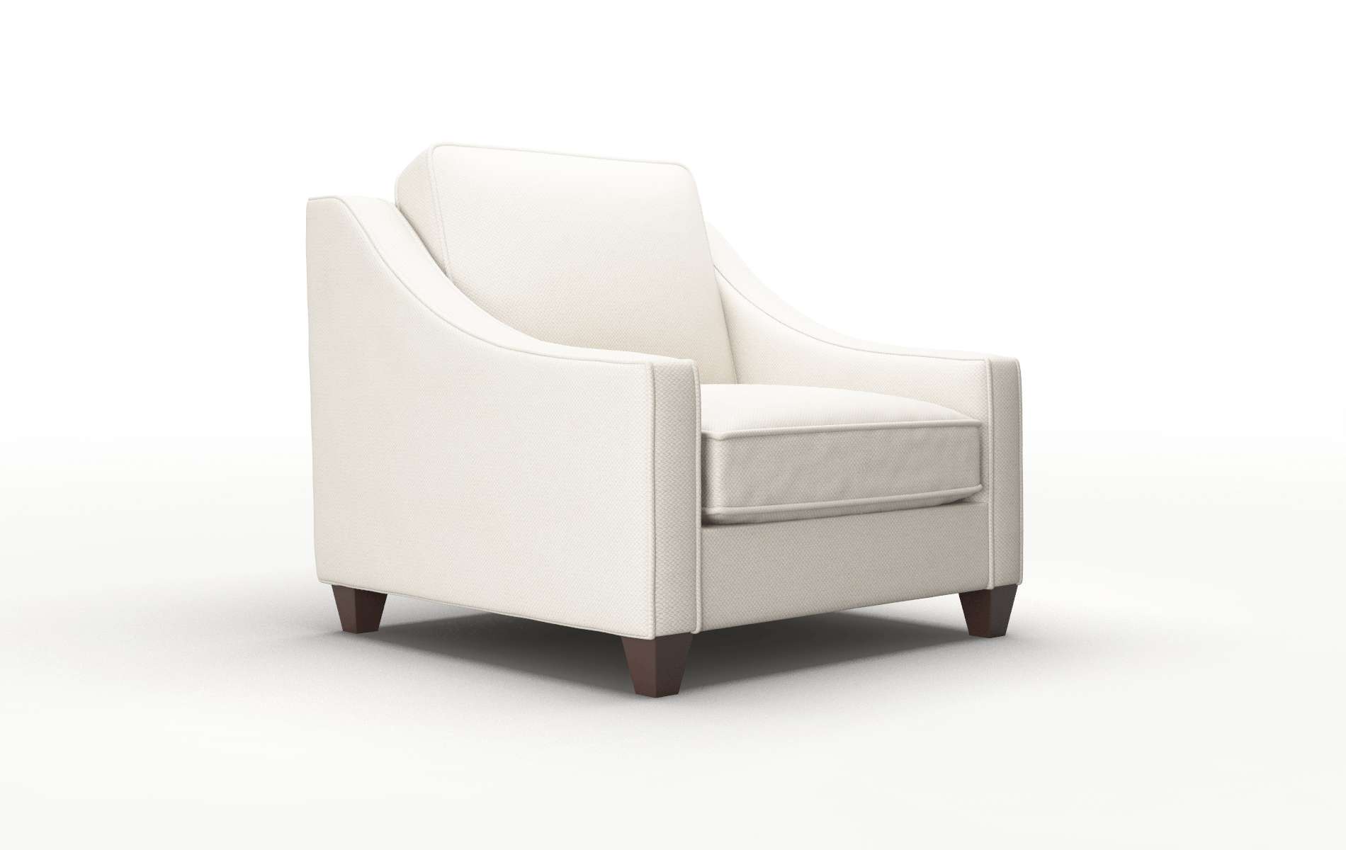 Sanda Malibu Linen Chair espresso legs 2
