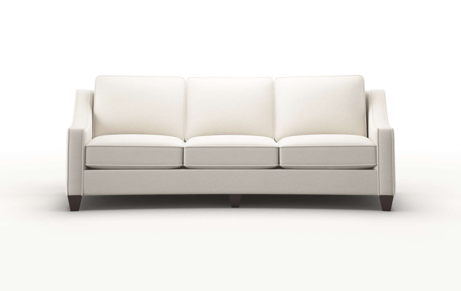 Sanda Malibu Linen Sofa espresso legs 1