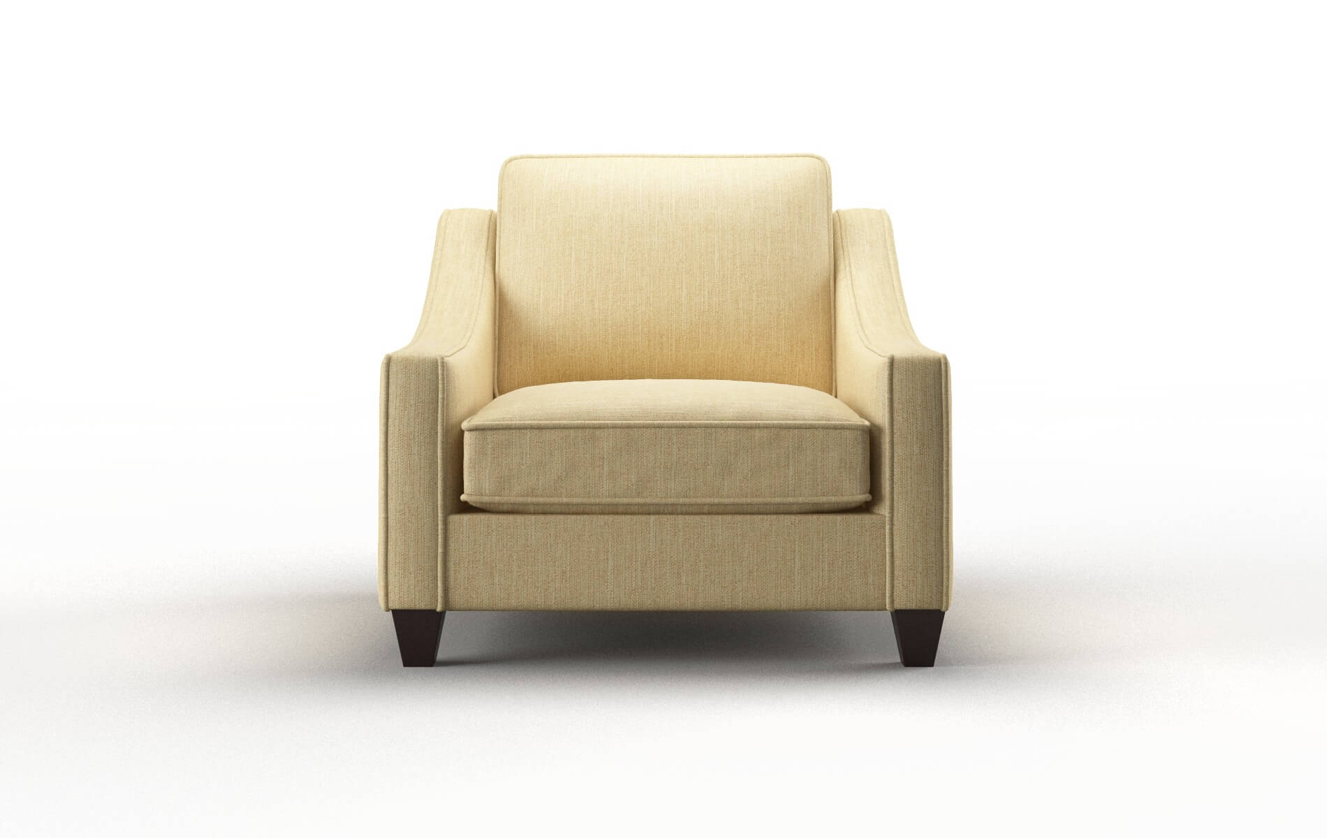 Sanda Malibu maize Chair Espresso Legs  1