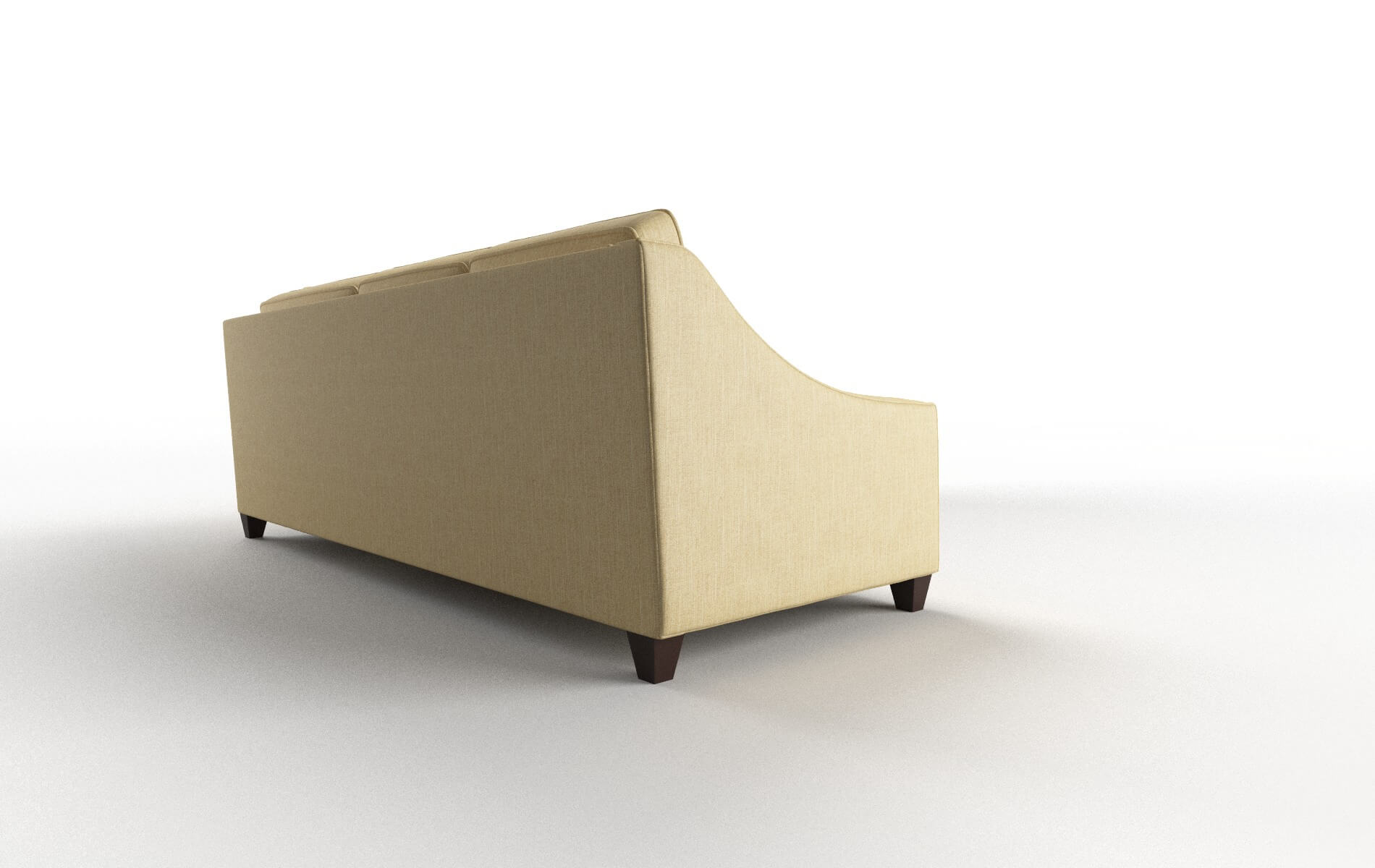 Sanda Malibu Maize Sectional espresso legs 3