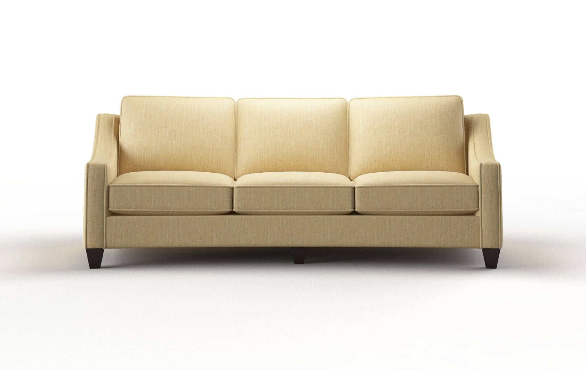 Sanda Malibu maize Sofa Espresso Legs  1
