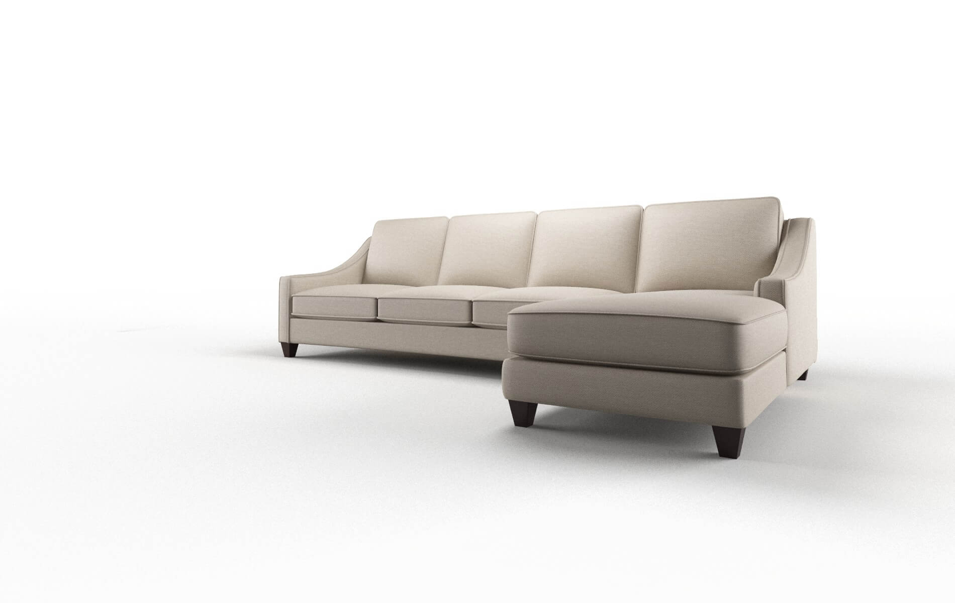 Sanda Naples Almond Panel espresso legs 4