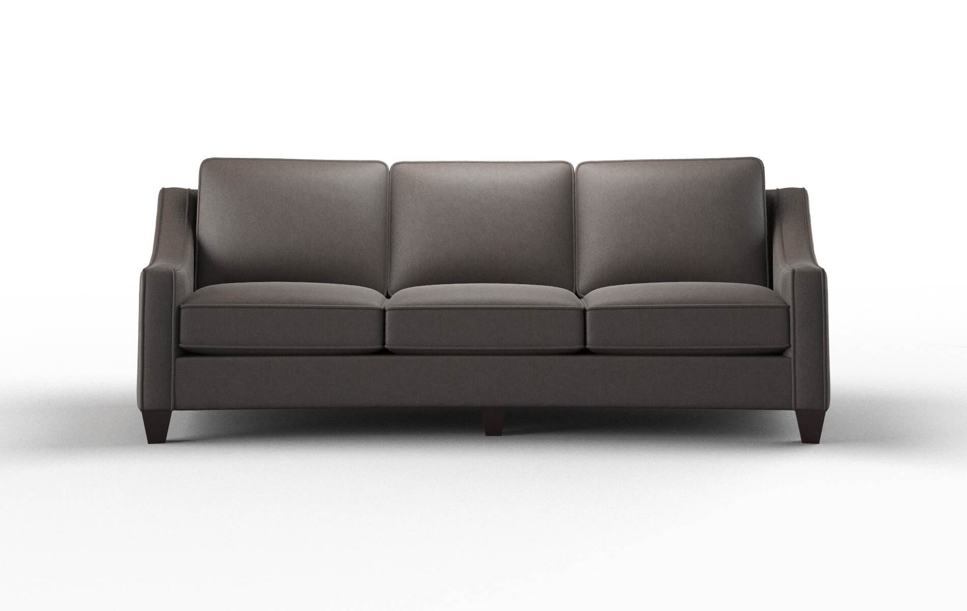 Sanda Naples Graphite Sofa espresso legs 1