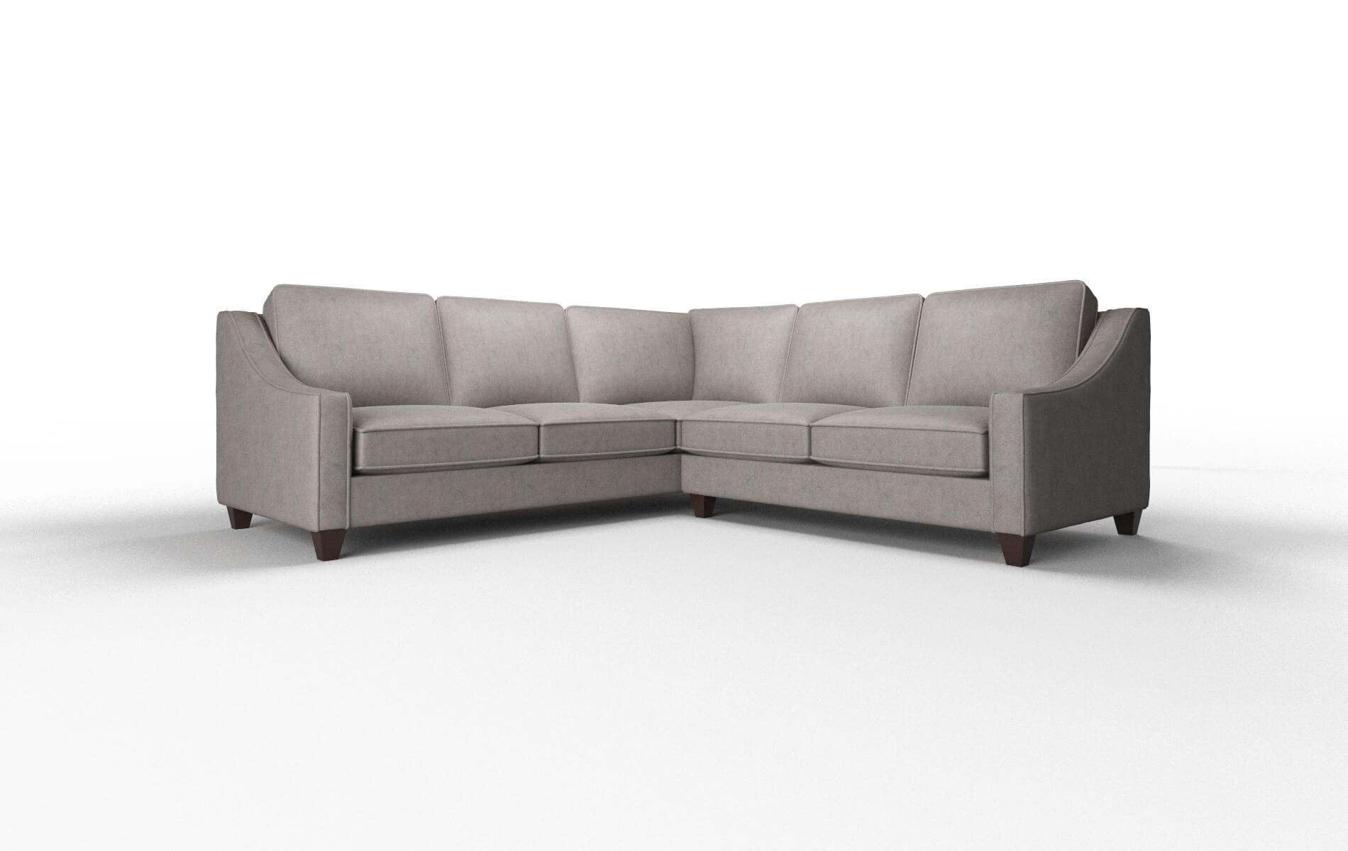 Sanda Noble Otter Sectional espresso legs 1