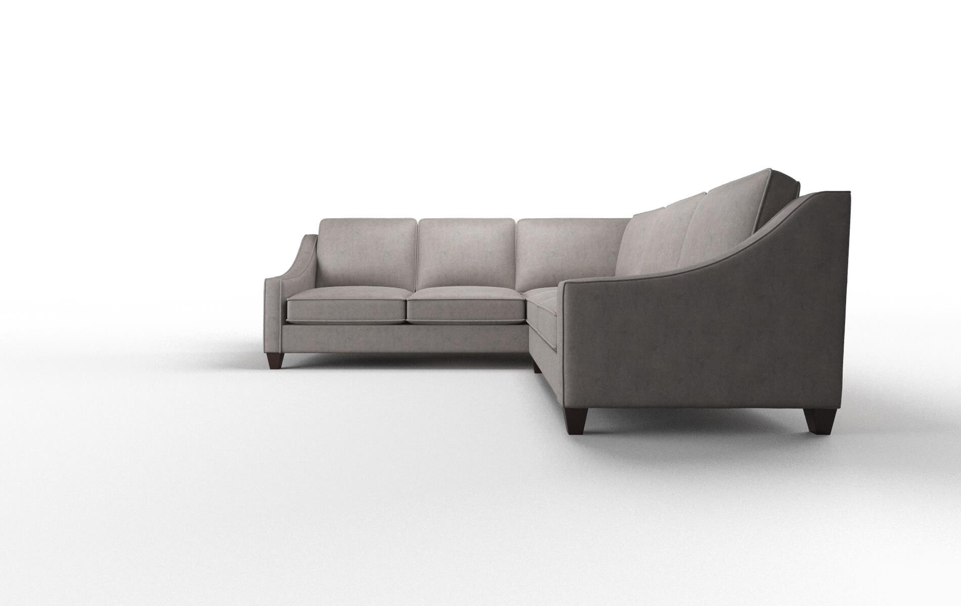 Sanda Noble Otter Sectional espresso legs 5
