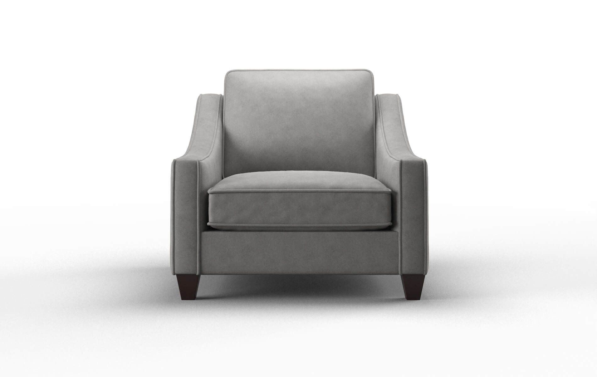 Sanda Noble smoke Chair Espresso Legs  1