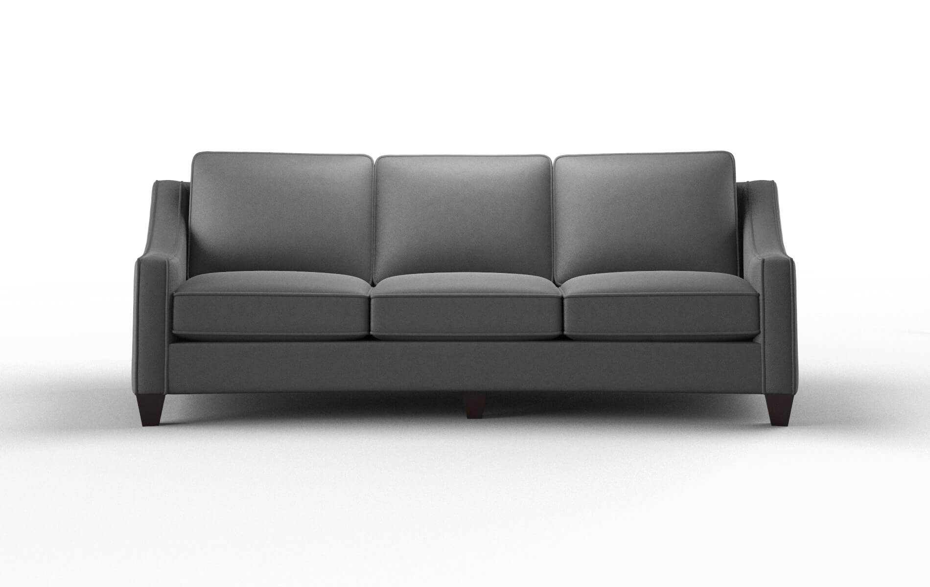 Sanda Oakley Charcoal Sofa espresso legs 1