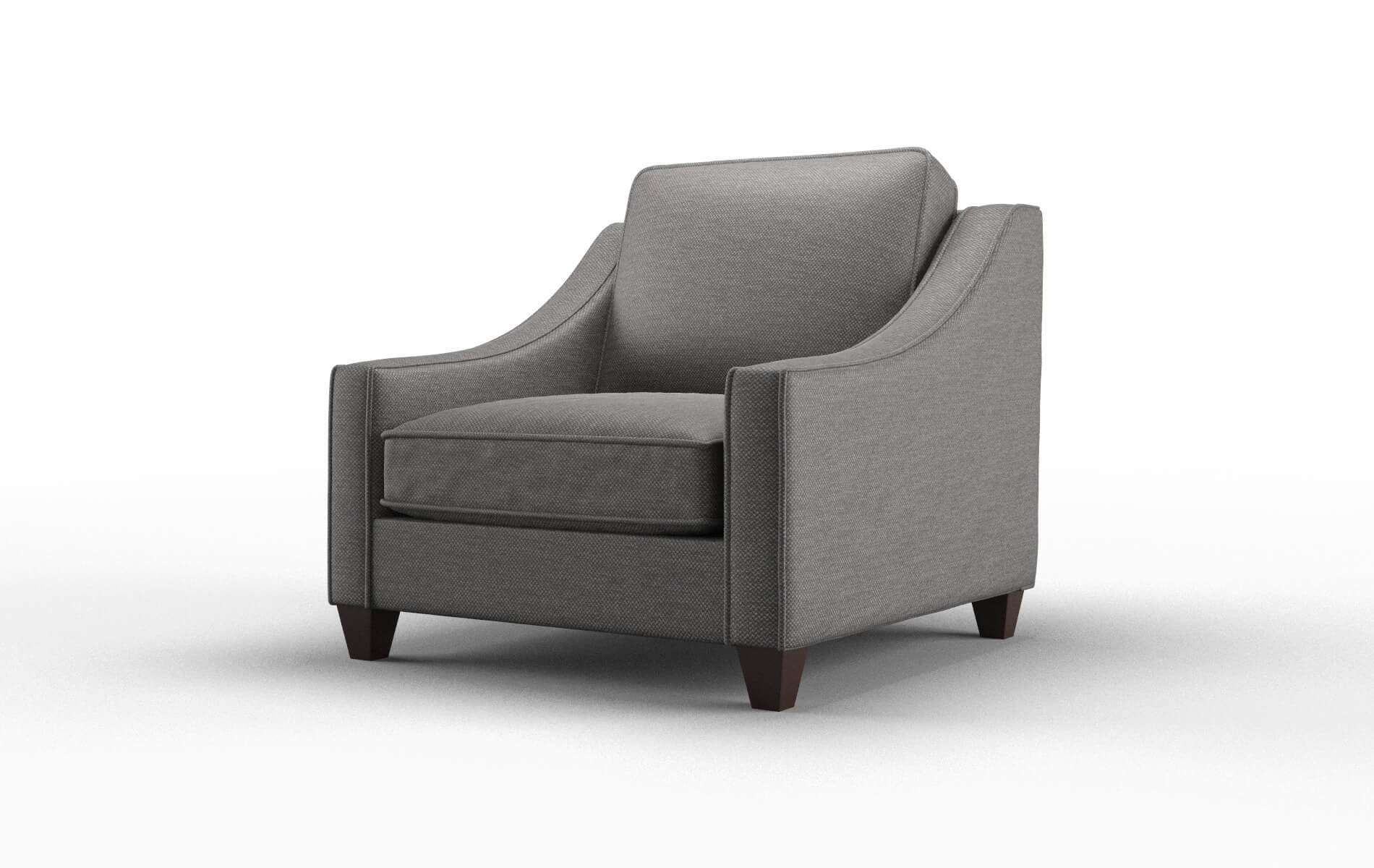 Sanda Oscar Charcoal Chair espresso legs 4