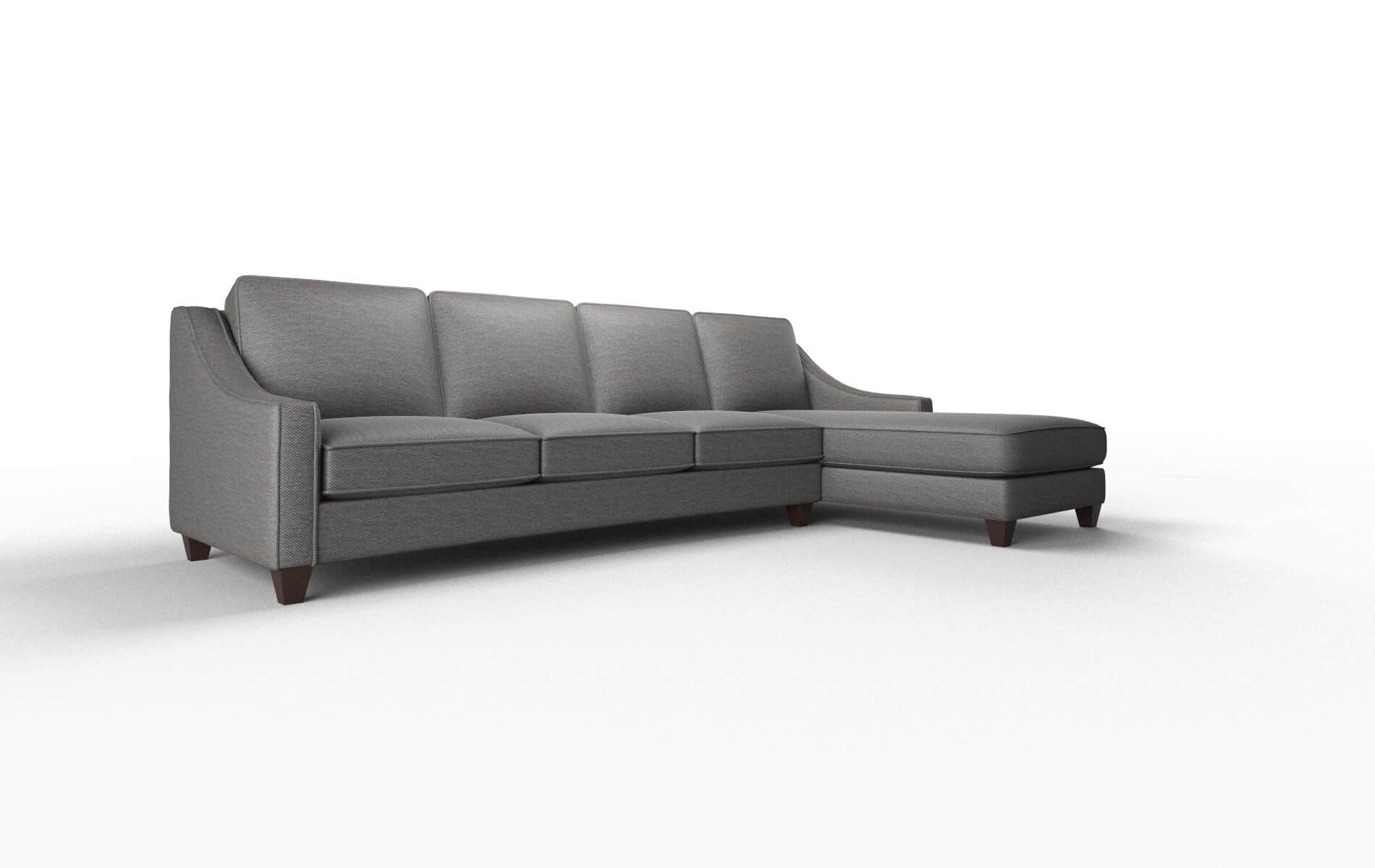 Sanda Oscar Charcoal Panel espresso legs 2