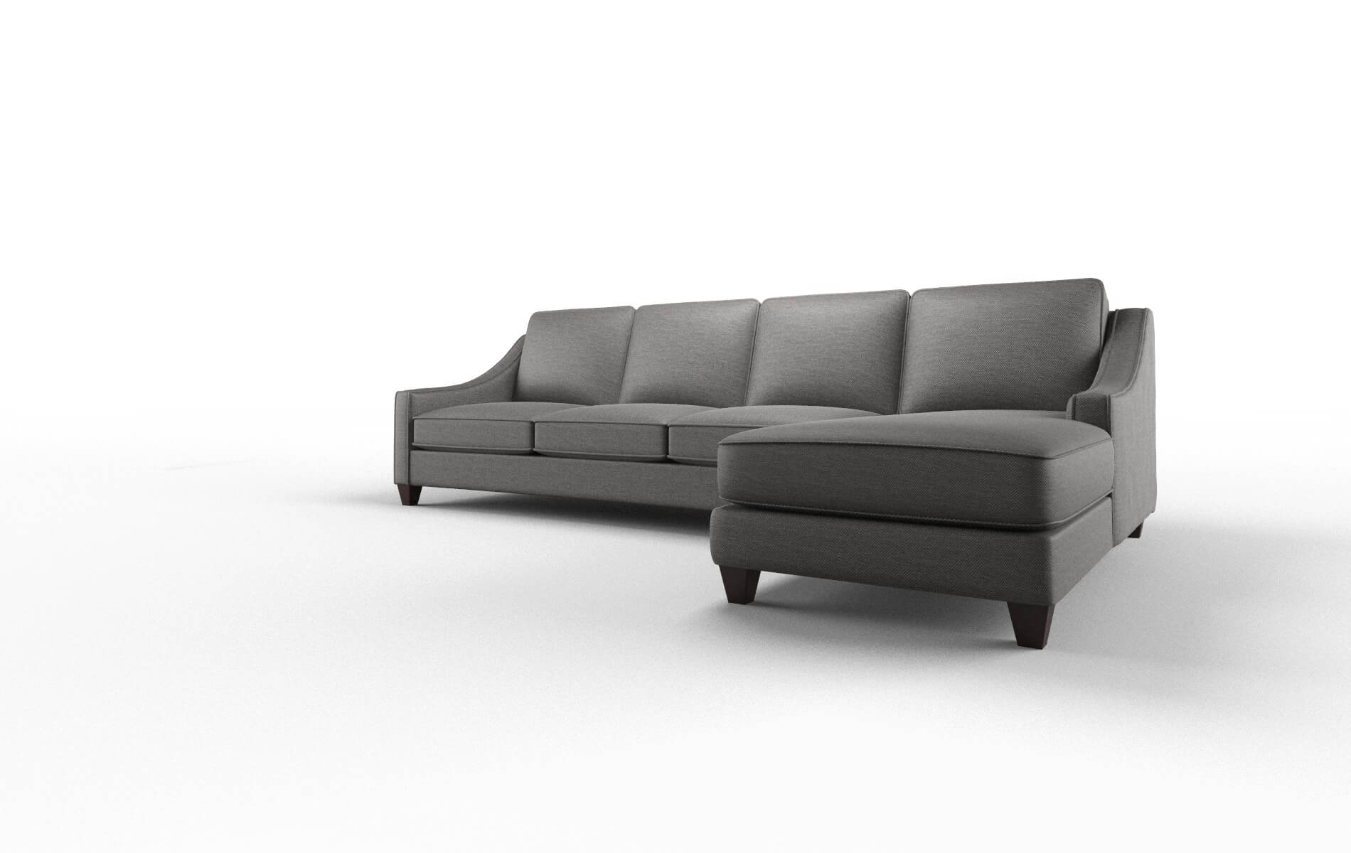 Sanda Oscar Charcoal Panel espresso legs 4
