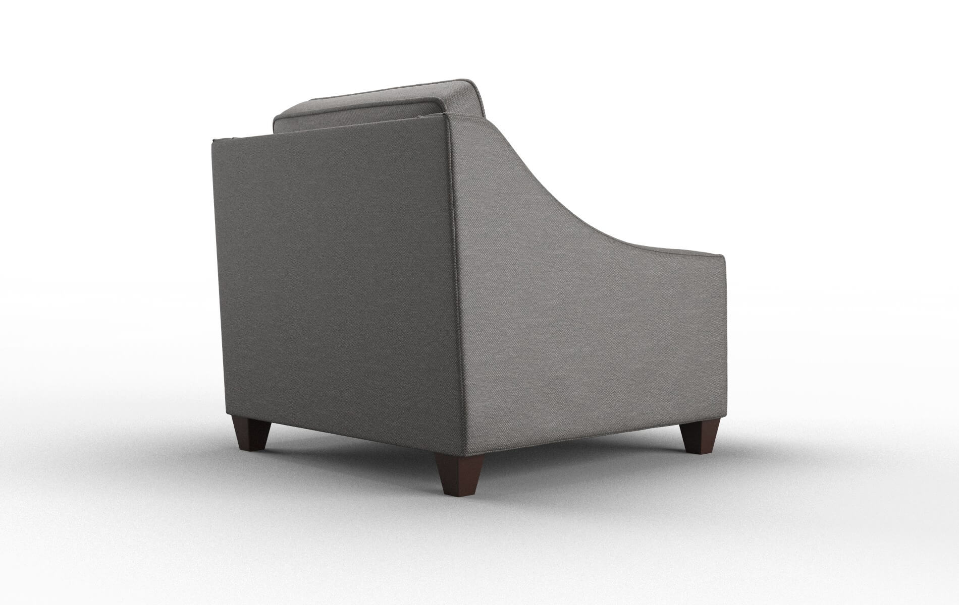 Sanda Oscar Grey Chair espresso legs 5