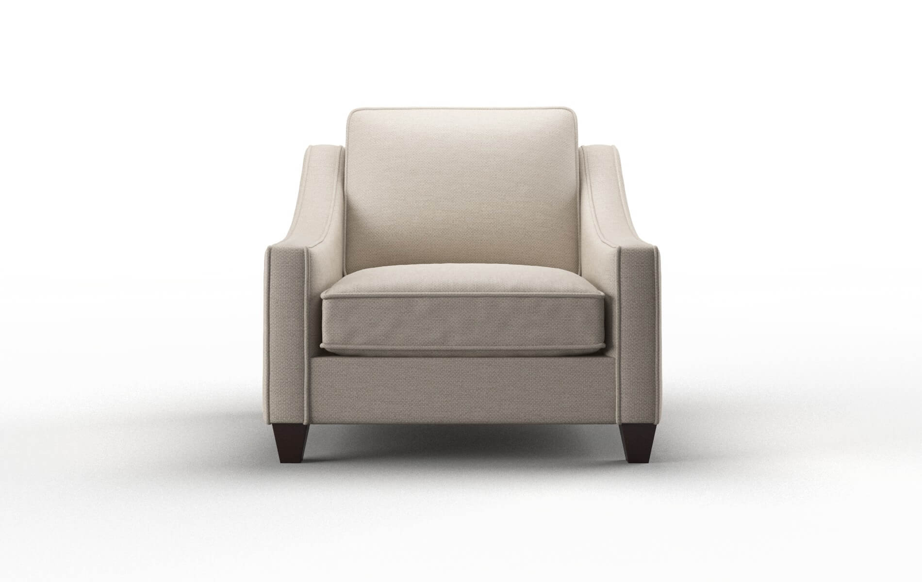 Sanda Oscar linen Chair Espresso Legs  1