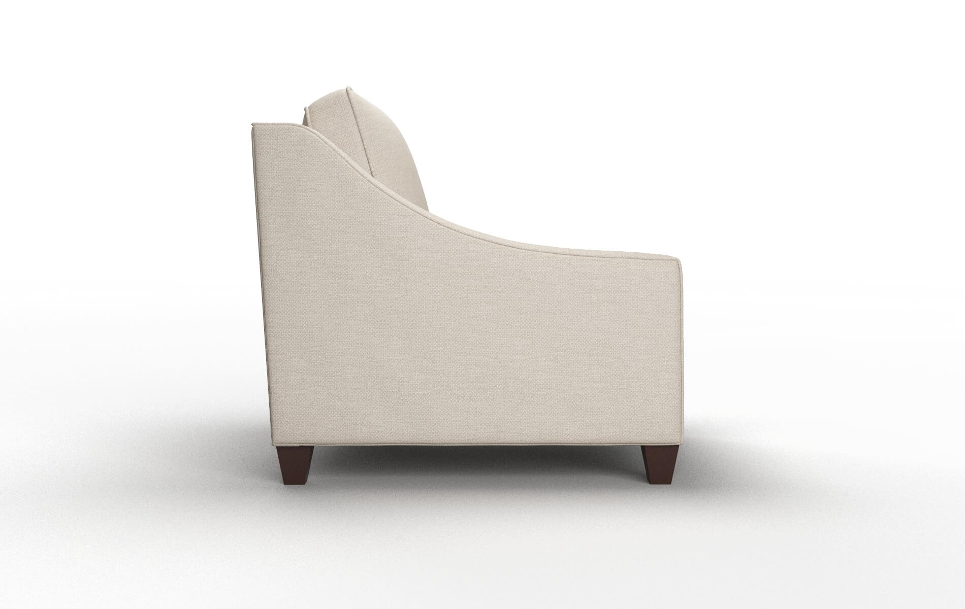Sanda Oscar Linen Chair espresso legs 3