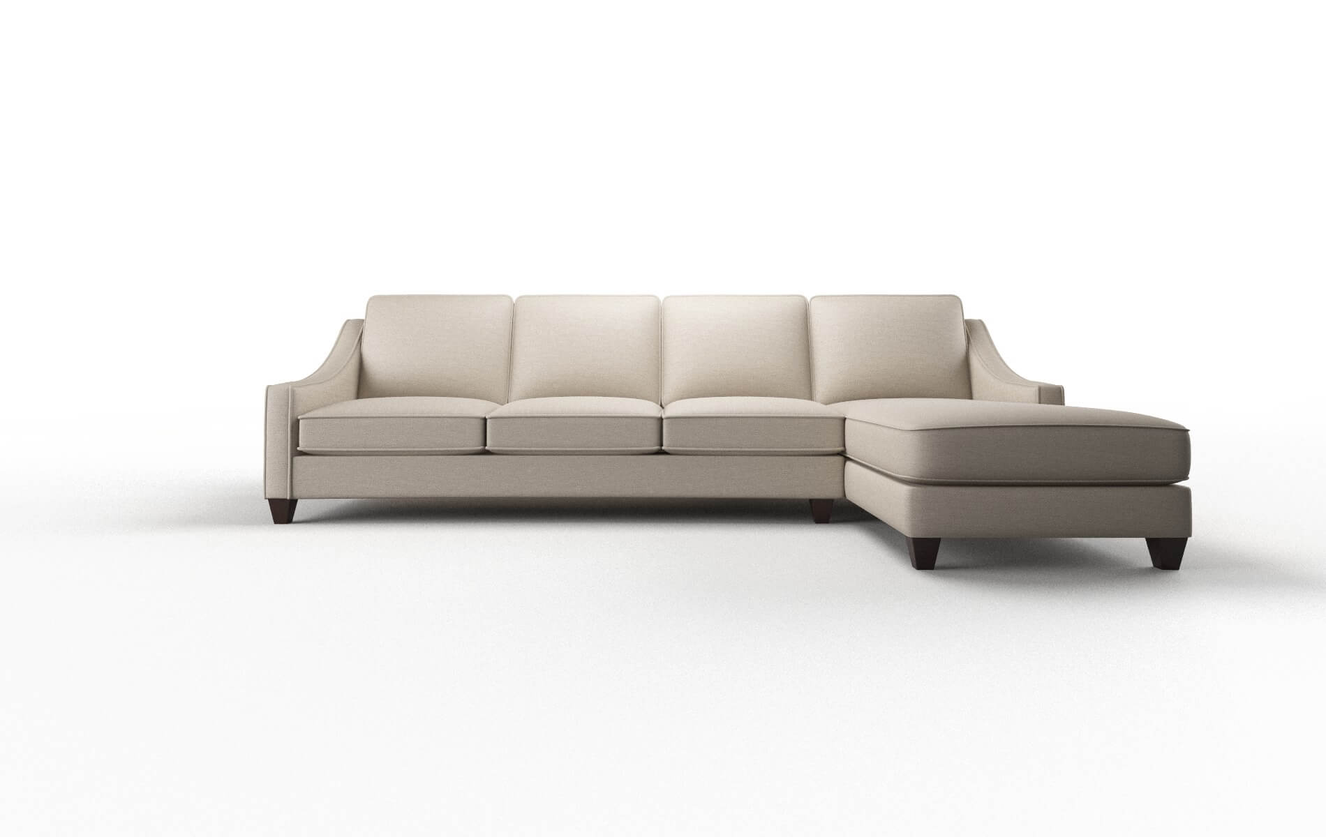 Sanda Oscar Linen Panel espresso legs 1